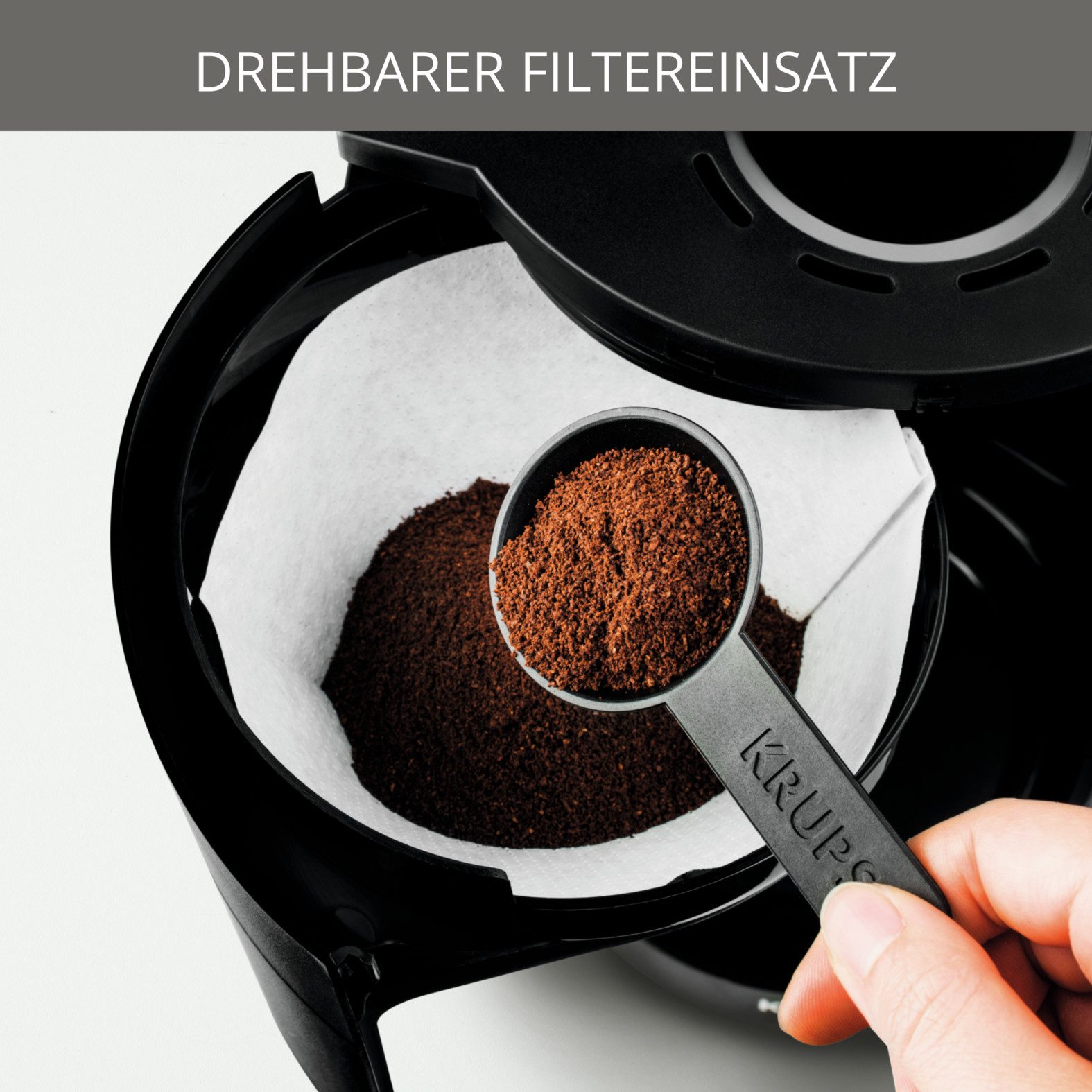 KRUPS Filterkaffeemaschine "ProAroma F3090", schwarz – Bild 4 von 5