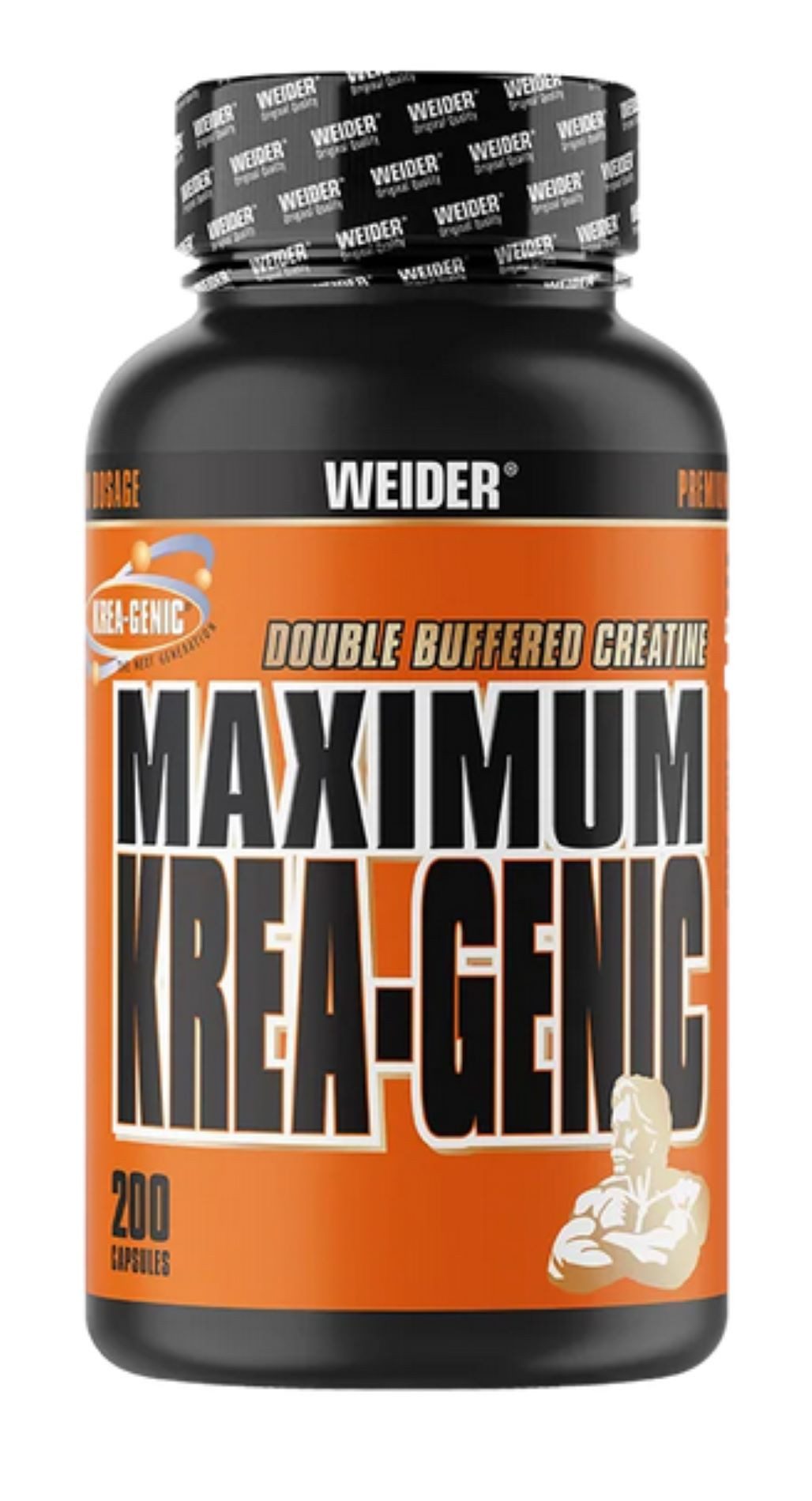 WEIDER Weider - Krea Genic Caps - Doppelt gepuffertes Kreatin 100 Kapseln Kapsel, 1 er 100 St., 115 g, Weider-Qualität: Seit über 85 Jahren