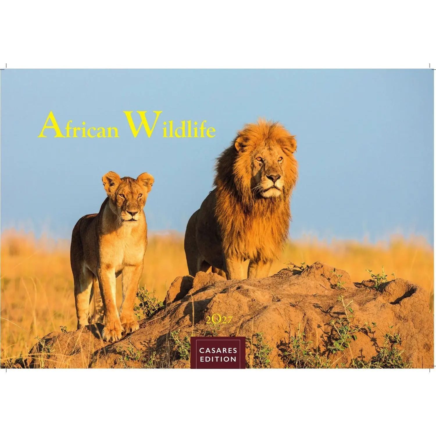 Wandkalender Wilde Tiere Afrikas Kalender 2027 - Wandkalender, Fotokalender...