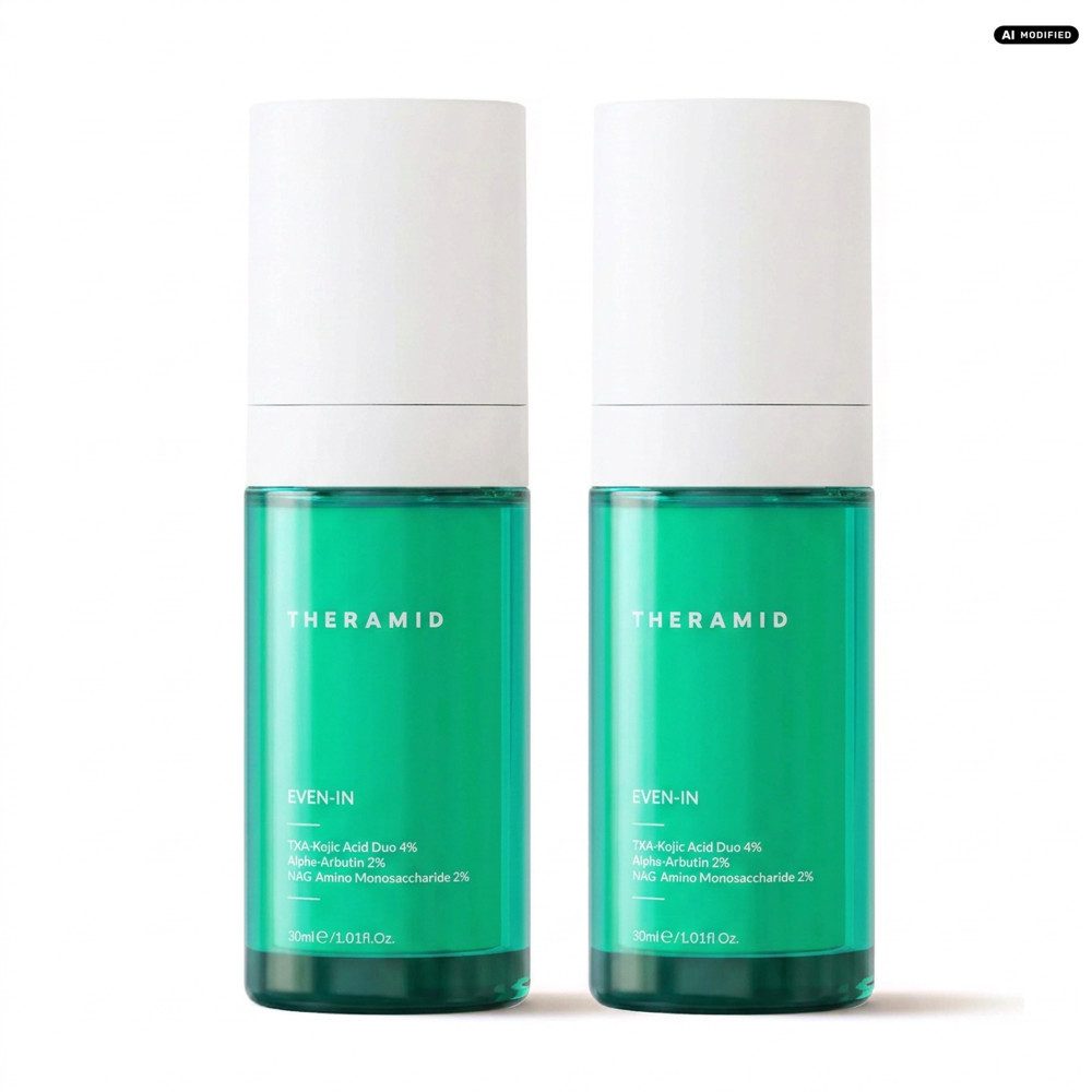 NICHE BEAUTY LAB Gesichtsserum Niche Beauty Lab Theramid Even In Anti-Spot Serum 2er Set, Vorteilspack für aufhellende Anti-Spot-Pflege