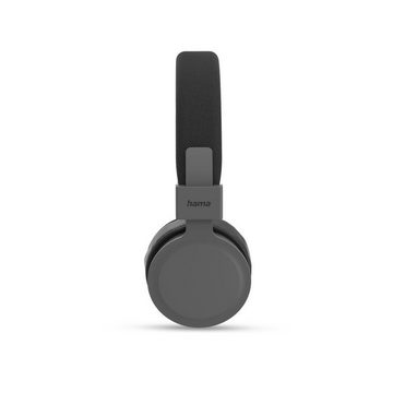 Hama Wireless Bluetooth Headset, Over Ear Bluetooth Kopfhörer, kabellos Bluetooth-Kopfhörer (Freisprechfunktion, Sprachsteuerung, True Wireless, integrierte Steuerung für Anrufe und Musik, Google Assistant, Siri, A2DP Bluetooth, AVRCP Bluetooth, HFP, klappbar, mit Mikrofon und Ladekabel, individuelle Einstellung, Stereo)