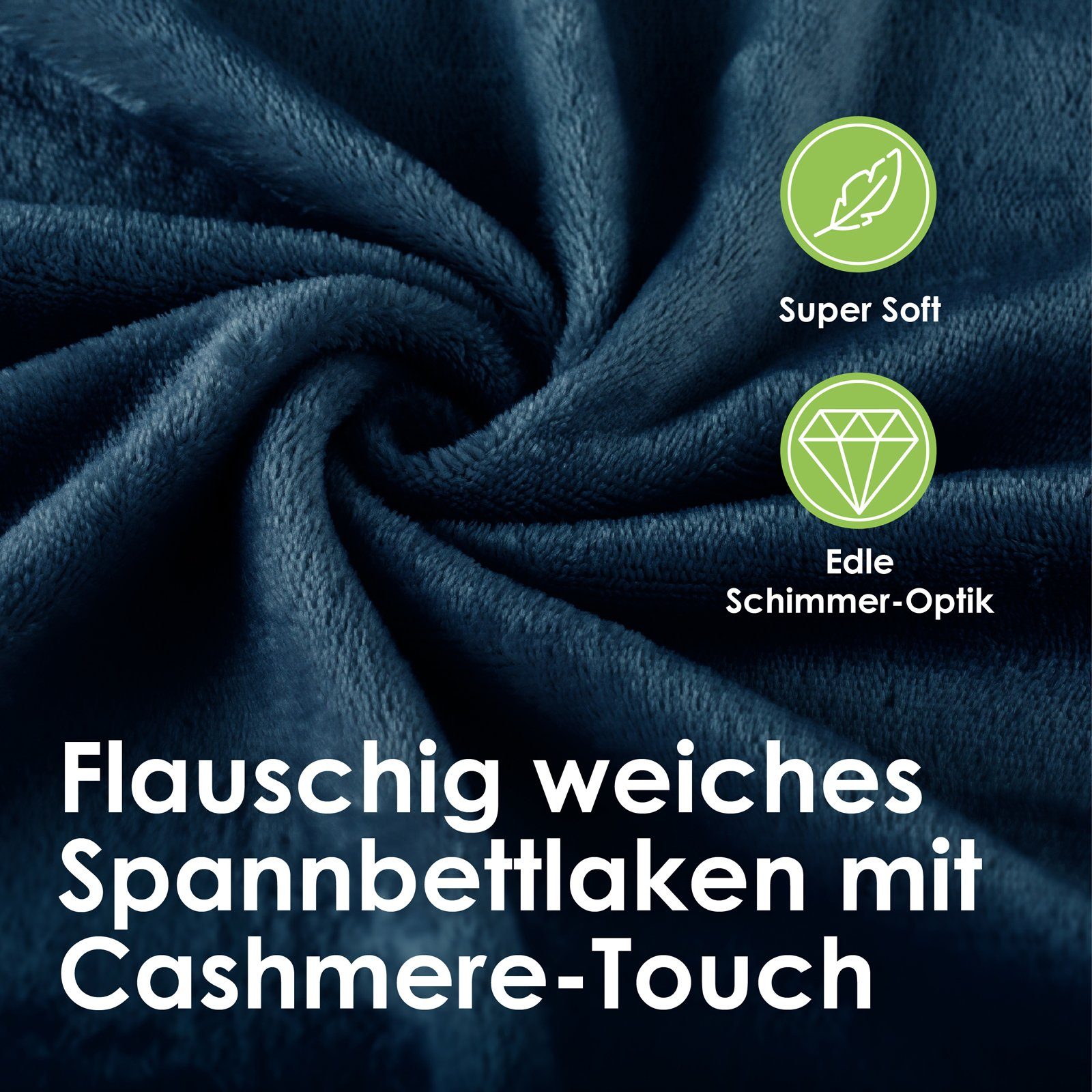 heimtexland Spannbettlaken Cashmere Touch Spannbetttuch Super Soft Bettlake günstig online kaufen