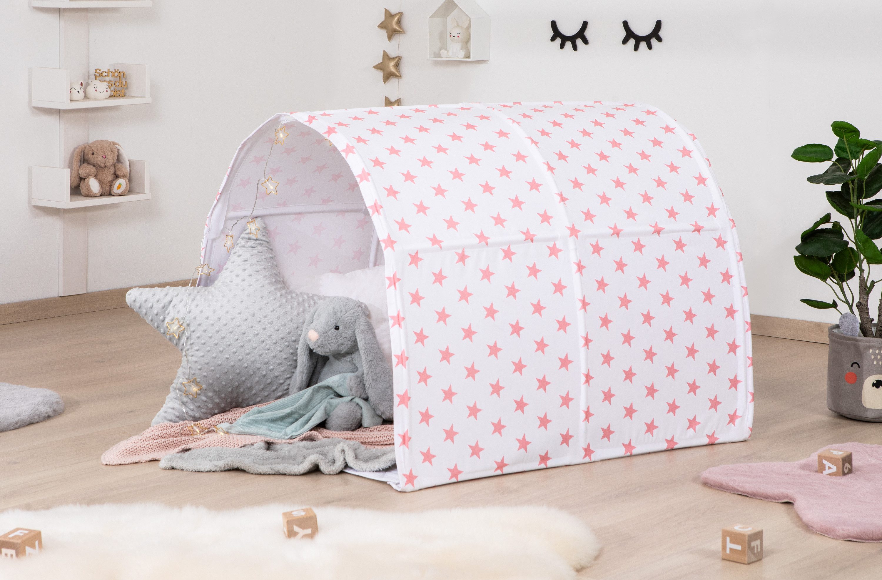 Ticaa Betttunnel Spiel- und Betttunnel, Kinderzelt, Kindertunnel, praktisch günstig online kaufen