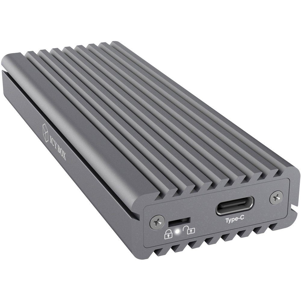 ICY BOX Festplatten-Gehäuse M.2 NVMe SSD Gehäuse mit Schreibschutz IB-1817M-C31 USB 60509, Schreibschutzschalter – Bild 5 von 5
