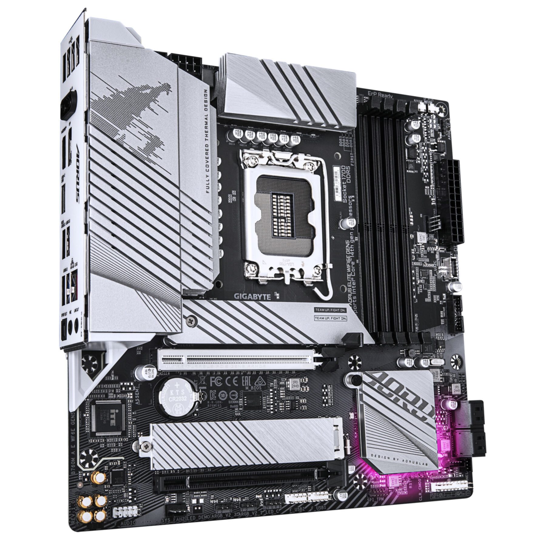 Gigabyte B760M AORUS ELITE WIFI6E GEN5 Mainboard – Unterstützt Intel Core Proze Mainboard