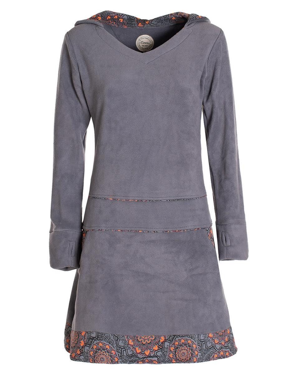 Vishes Midikleid Extra warmes Winterkleid Damen günstig online kaufen