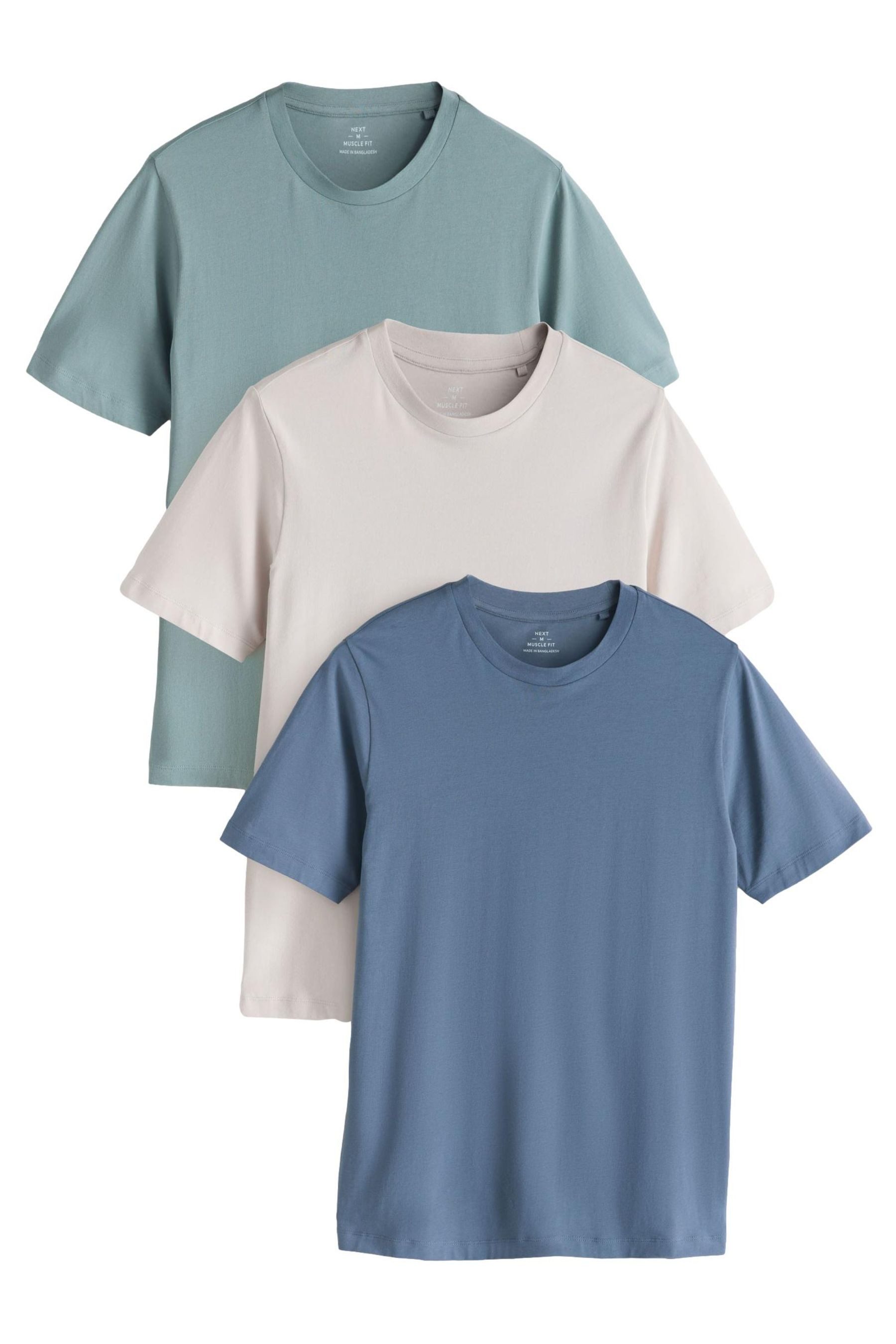 Blue/Ecru White/Green
