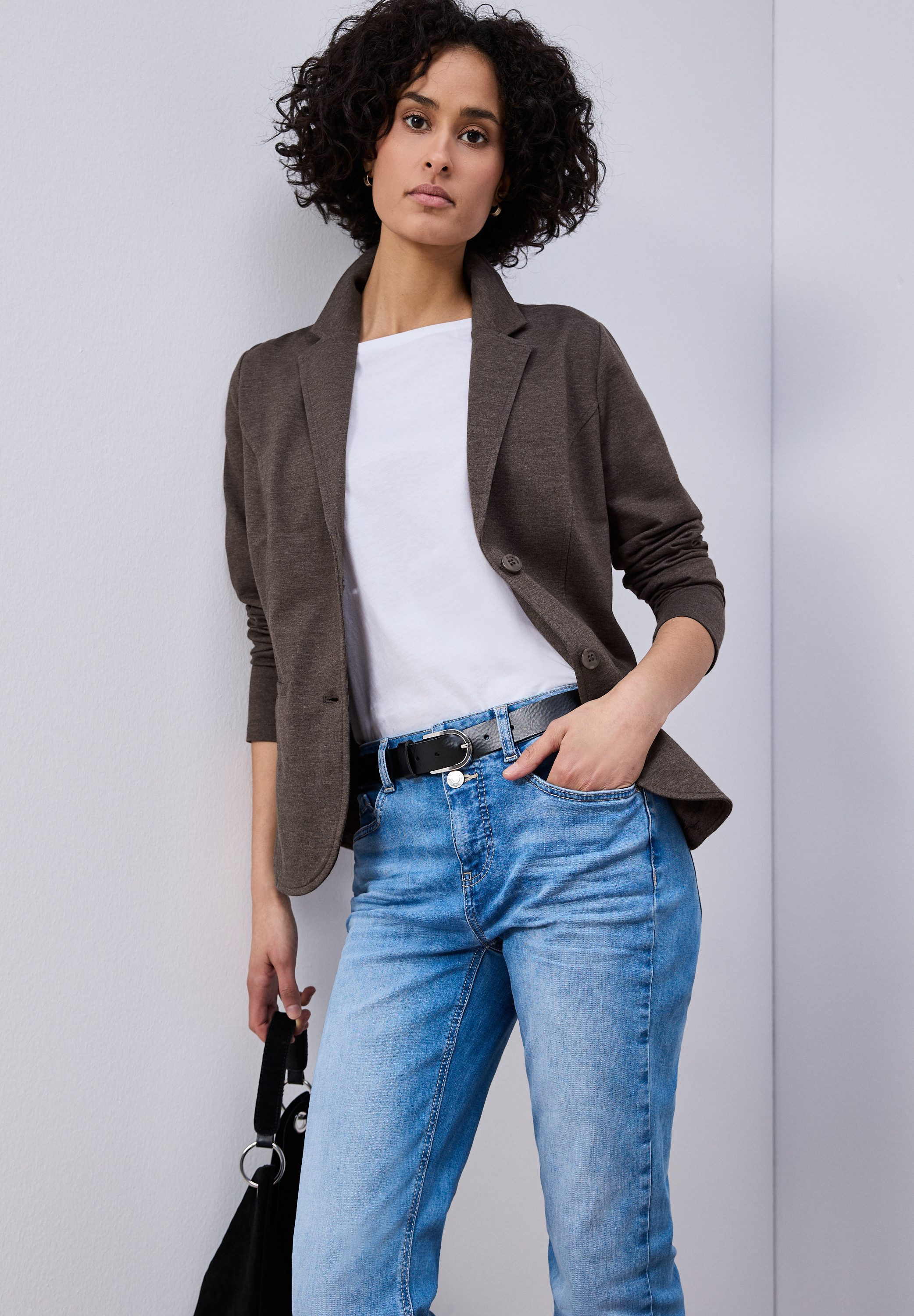 STREET ONE Sweatblazer im soften Baumwoll-Mix