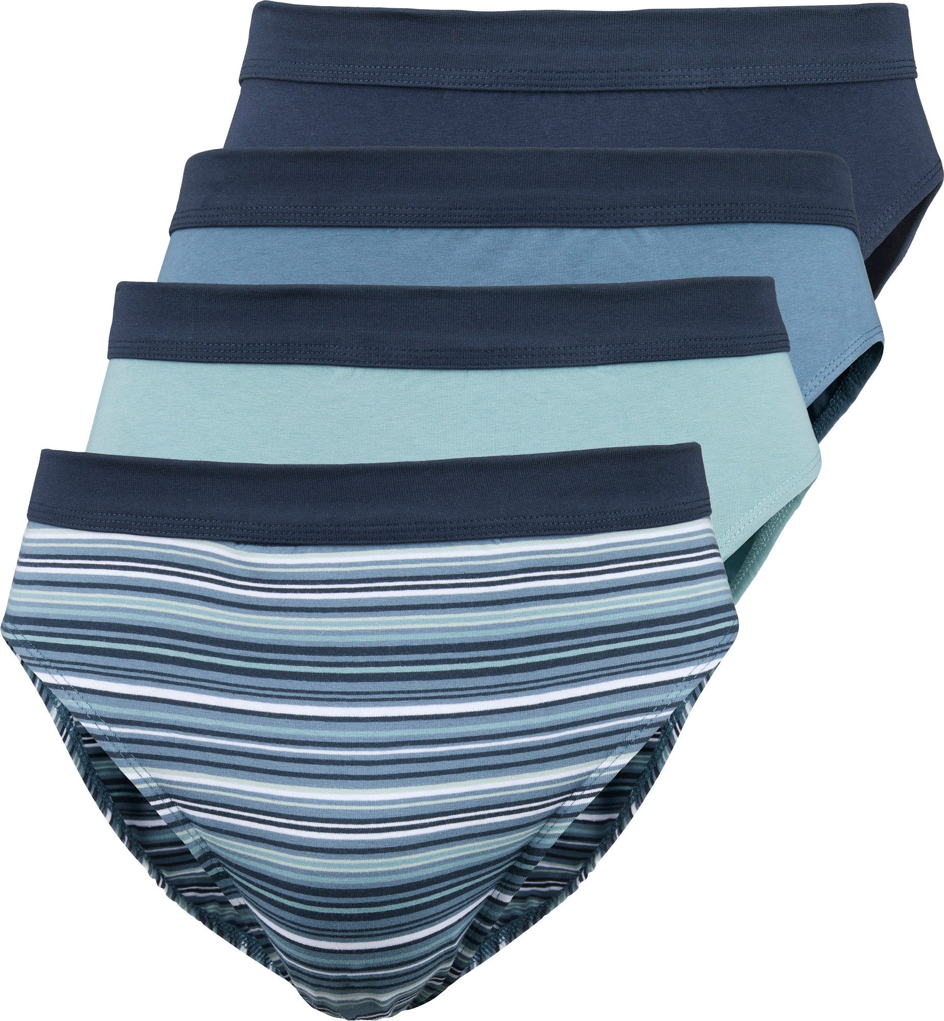 Erwin Müller Slip Herren-Slip 4er-Pack Single-Jersey günstig online kaufen