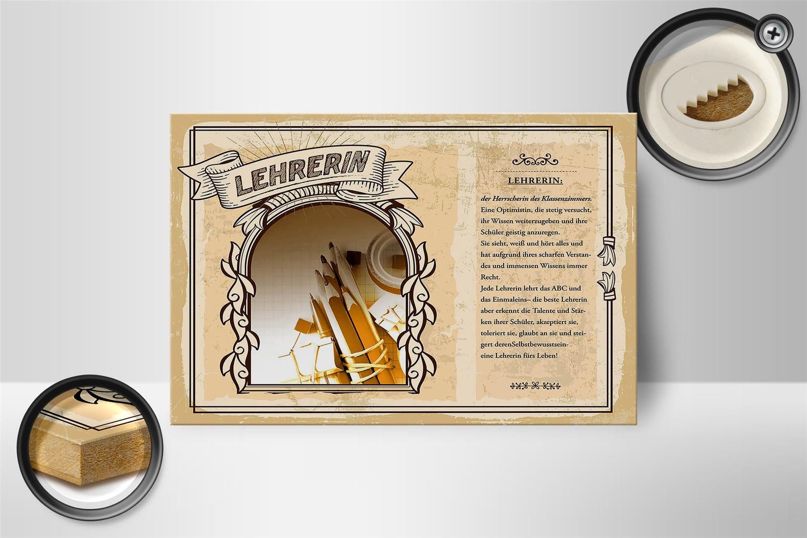 Femer GmbH Holzbild Berufe 18x12 cm günstig online kaufen