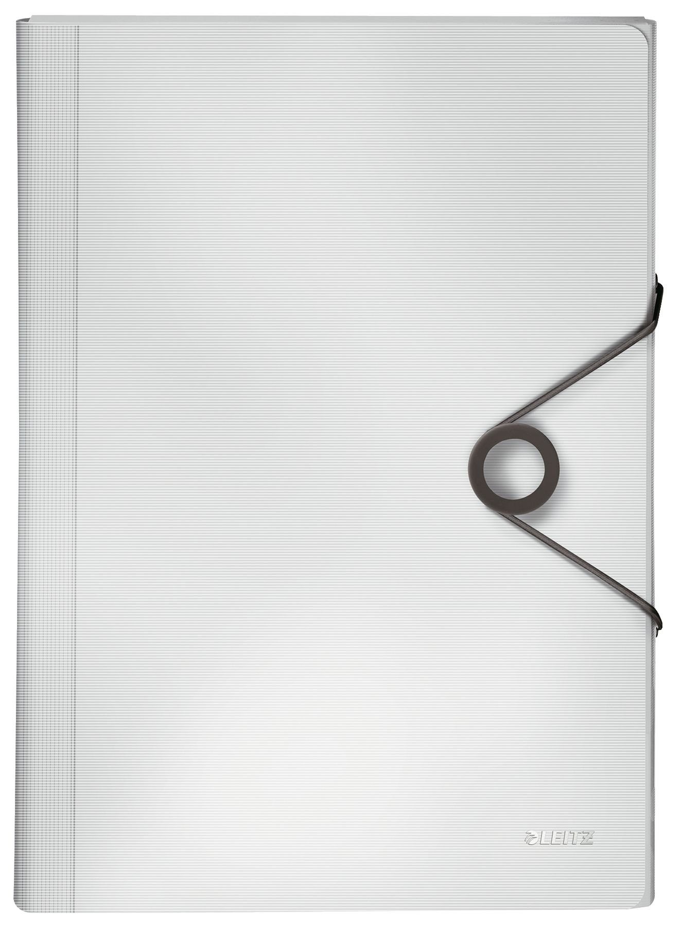 Fächermappe 4579 Fächermappe Solid - 6 Fächer, A4, 250 Blatt, PP, weiß
