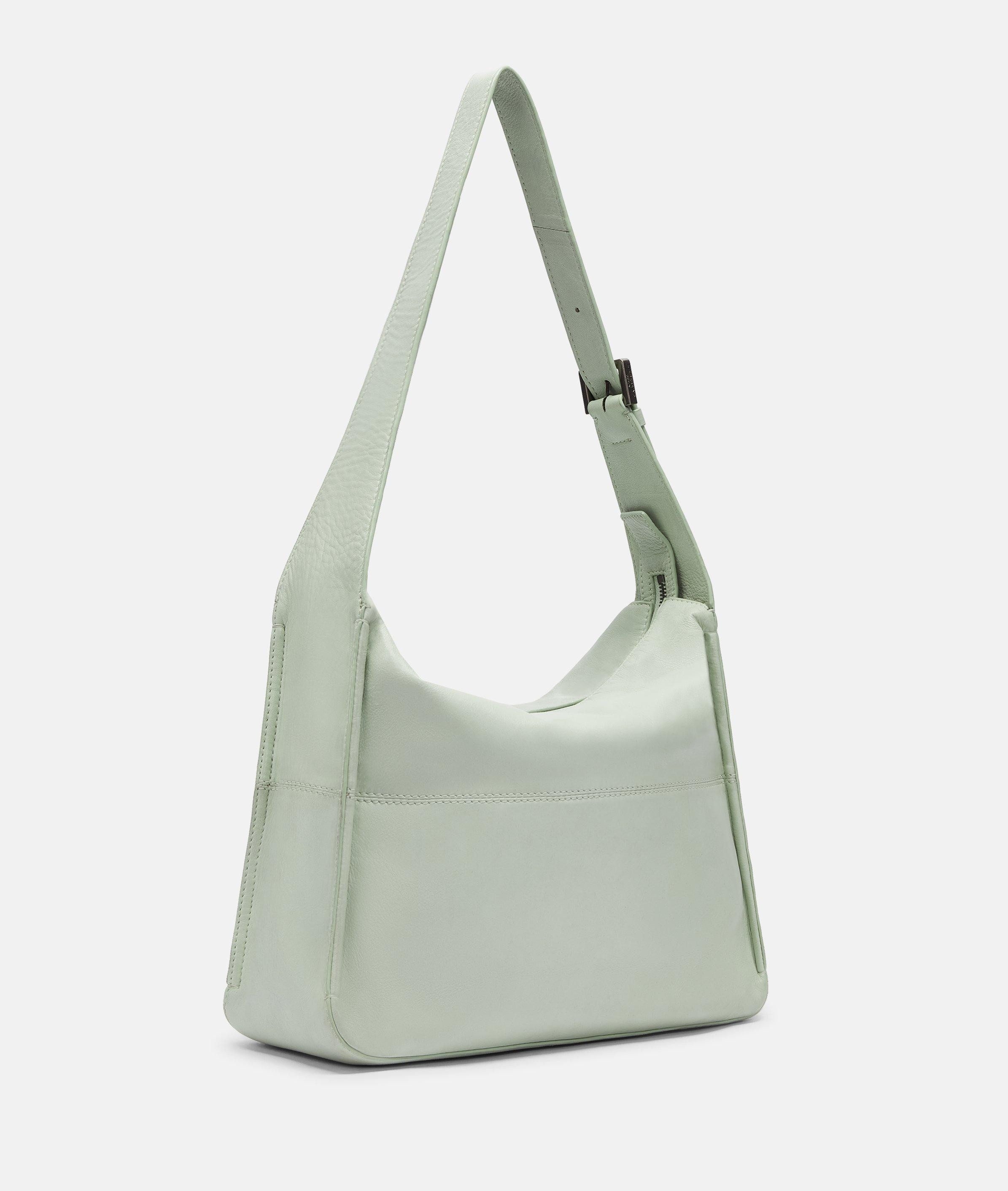 Liebeskind Berlin Schultertasche Sky Hobo M, Mittelgroße Hobo-Bag aus Schafsleder