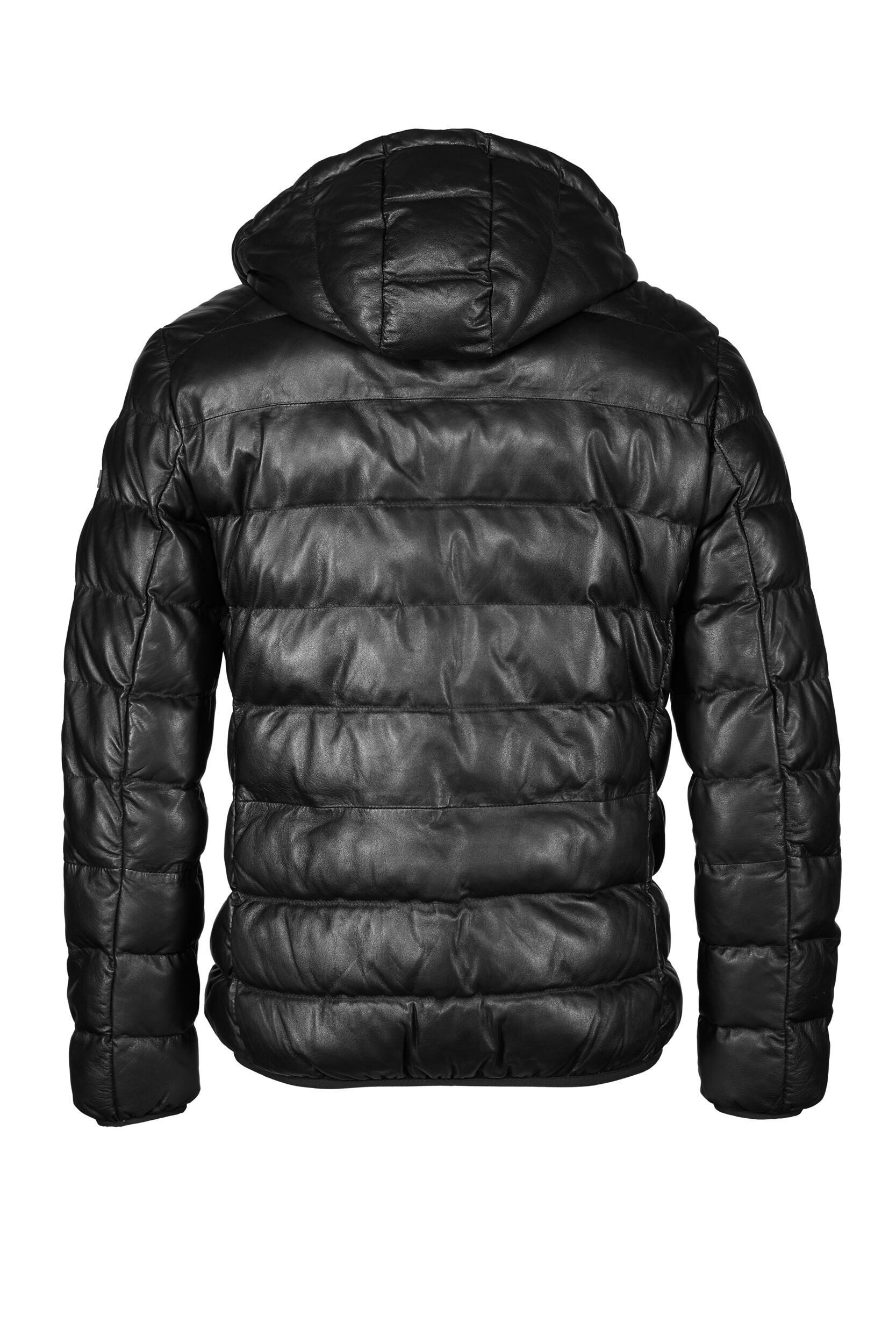 bugatti Lederjacke BUCLAUDIUS (1-St) mit Reißverschlusstaschen günstig online kaufen