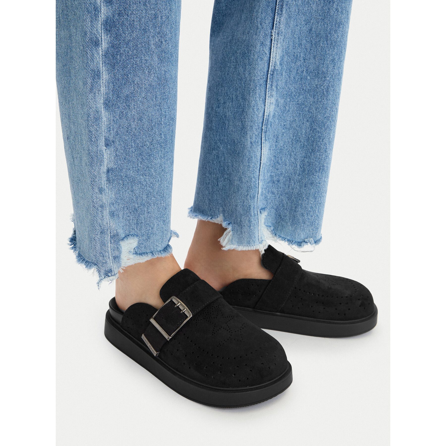 GUESS JEANS Guess Jeans Damen-Flip-Flops Schwarz Badepantolette