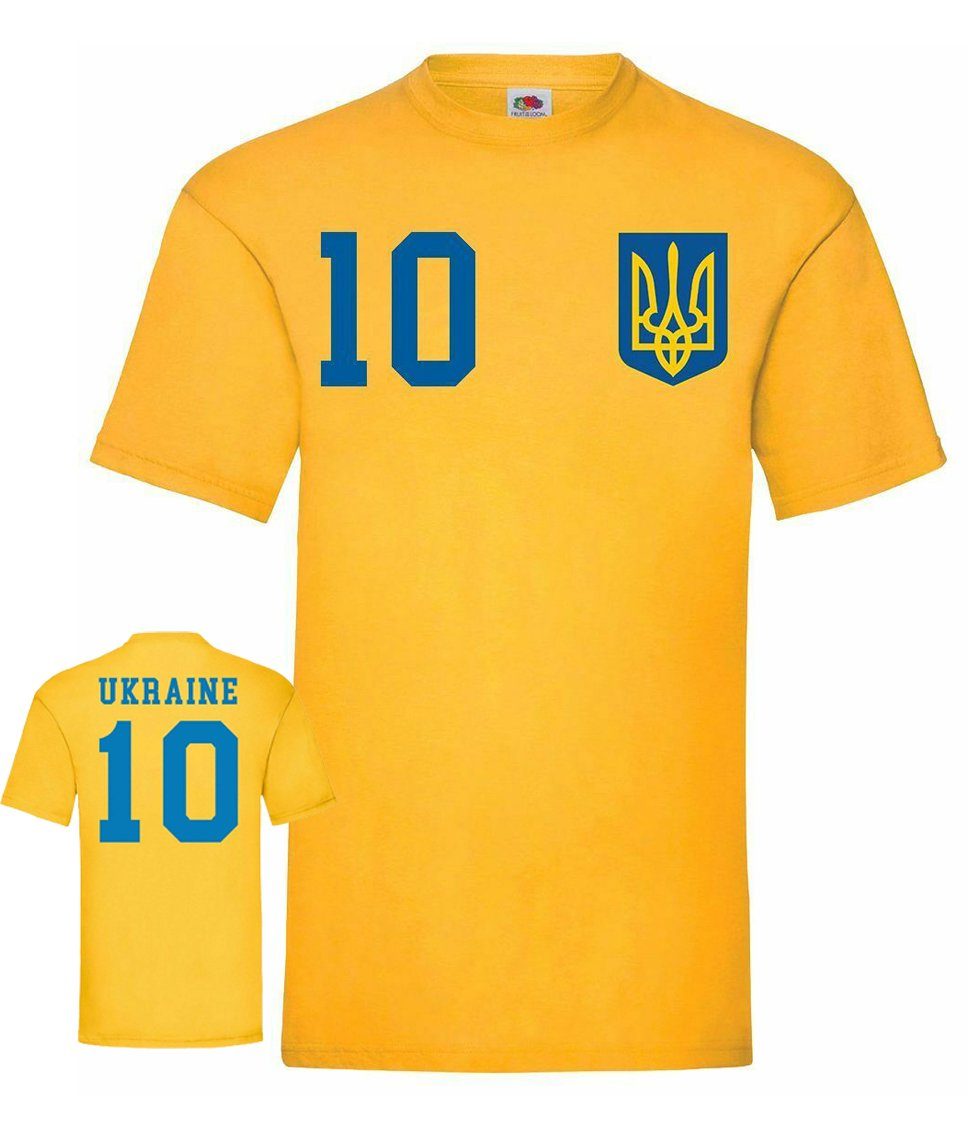 Brownie Fußball Trikot Meister WM & Europa T-Shirt Sport Blondie Ukraine Ukraina