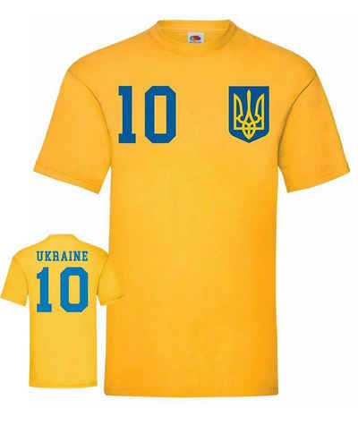 Blondie & Brownie T-Shirt Ukraine Ukraina Sport Trikot Fußball Meister WM Europa