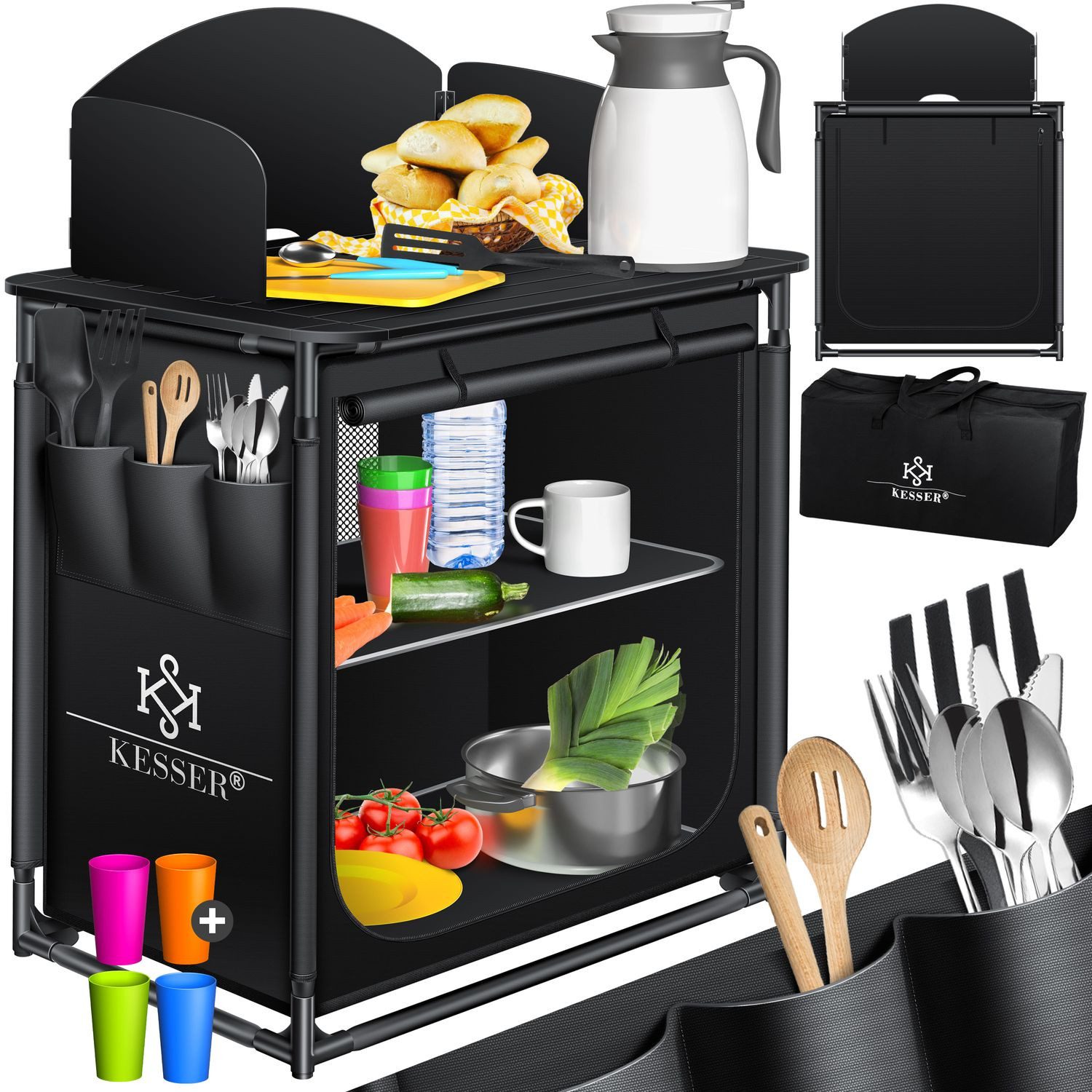 KESSER Campingschrank Campingschrank, Campingküche mit Aluminiumgestell günstig online kaufen