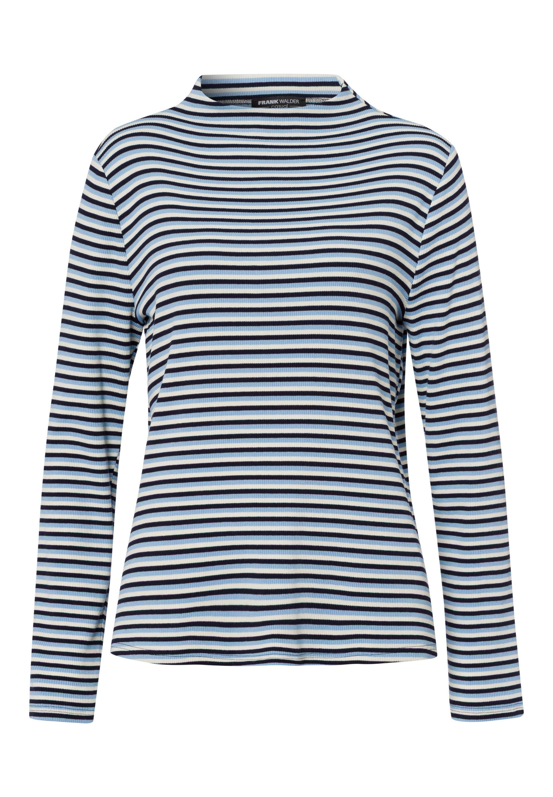 FRANK WALDER Langarmshirt in Rippenoptik günstig online kaufen