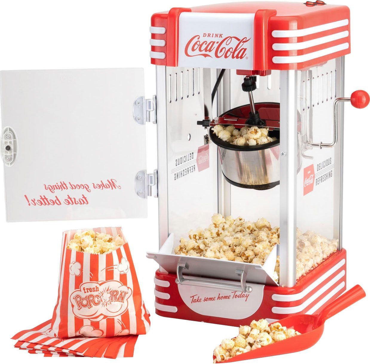 2-in-1-Popcornmaschine SNP-27CC Coca-Cola COLA SALCO COCA