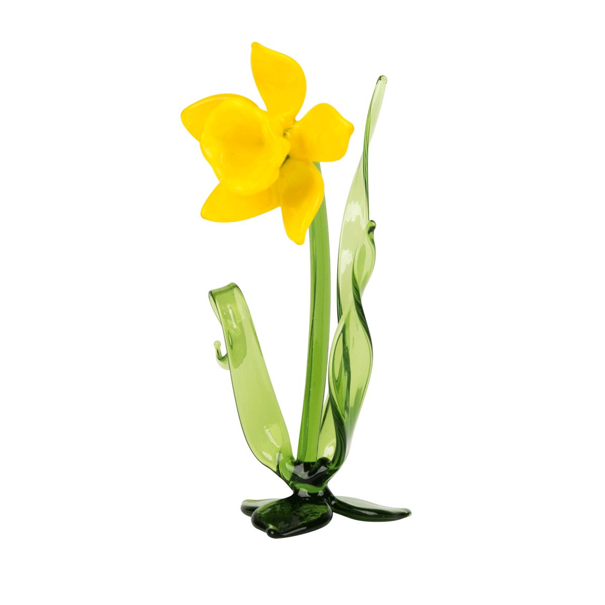 Dekoobjekt Glasblume »Osterglocke«.