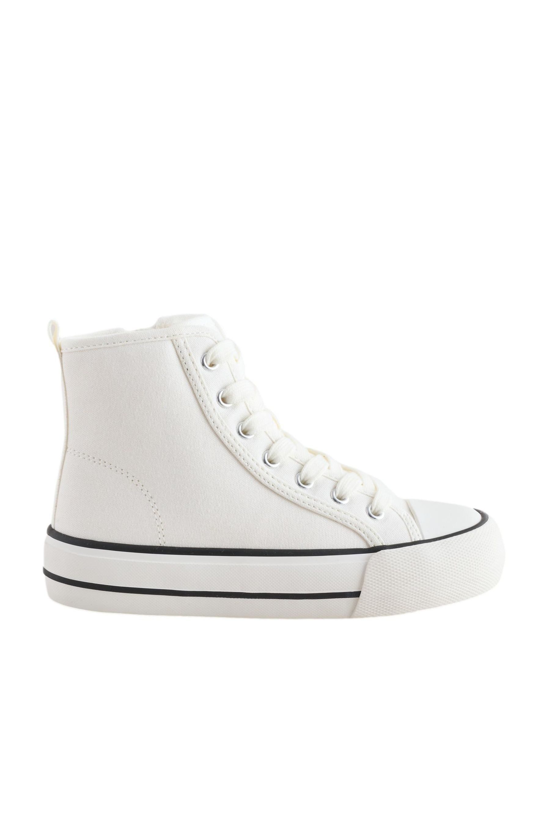 Hi-Top-Sneaker zum Schnüren, weite Passform Sneaker