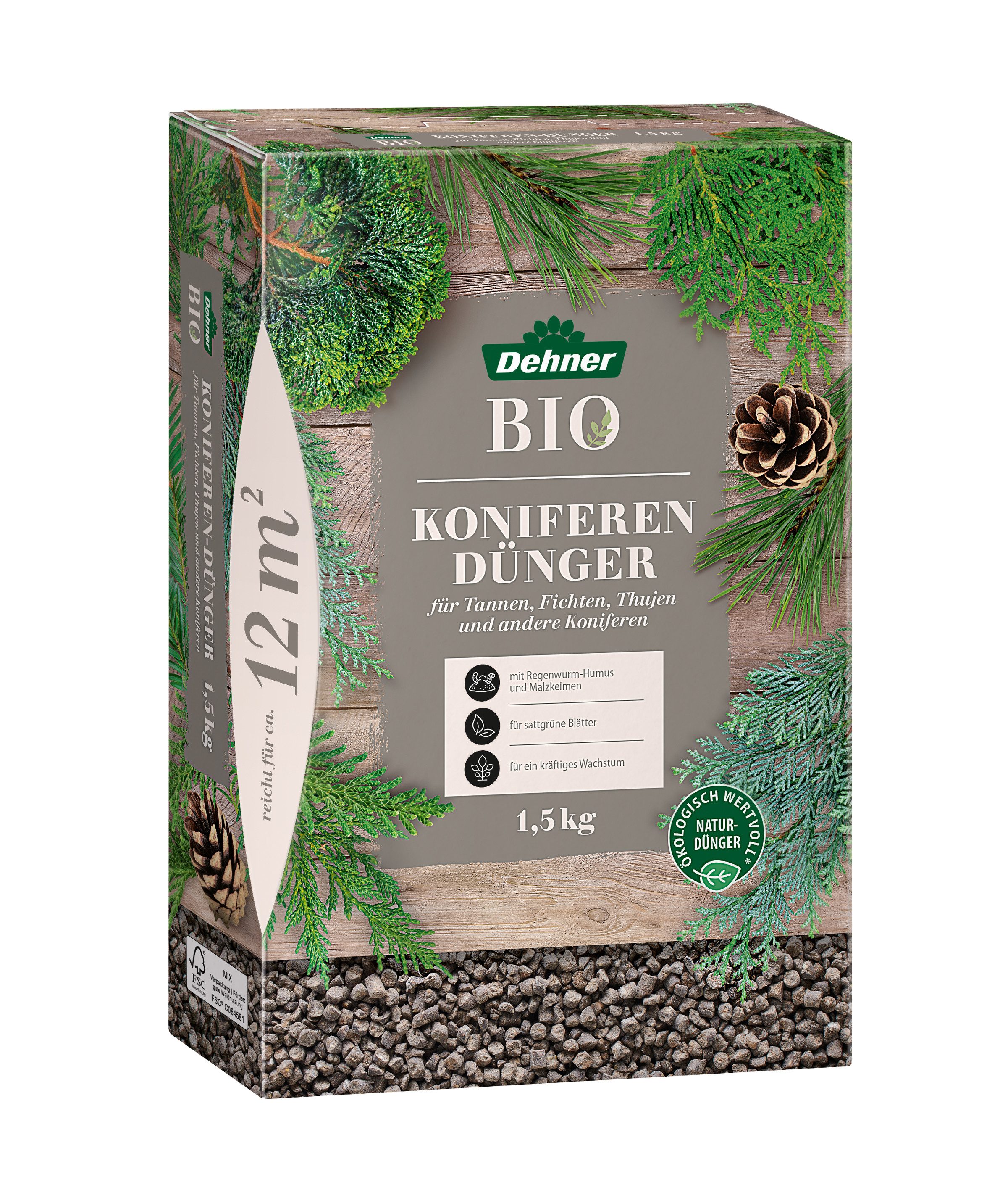 Gartendünger NPK-Dünger, mit Spurennährstoffen, 1.5 kg, für ca 12 qm