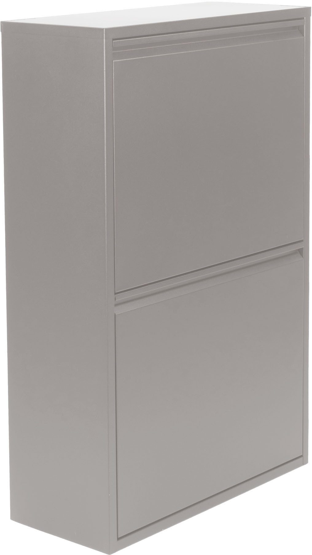 Spinder Design Mülltrennsystem GIGI 4, Stahl-Abfalltrennsystem mit 4x 18,5-Liter-Inneneimern