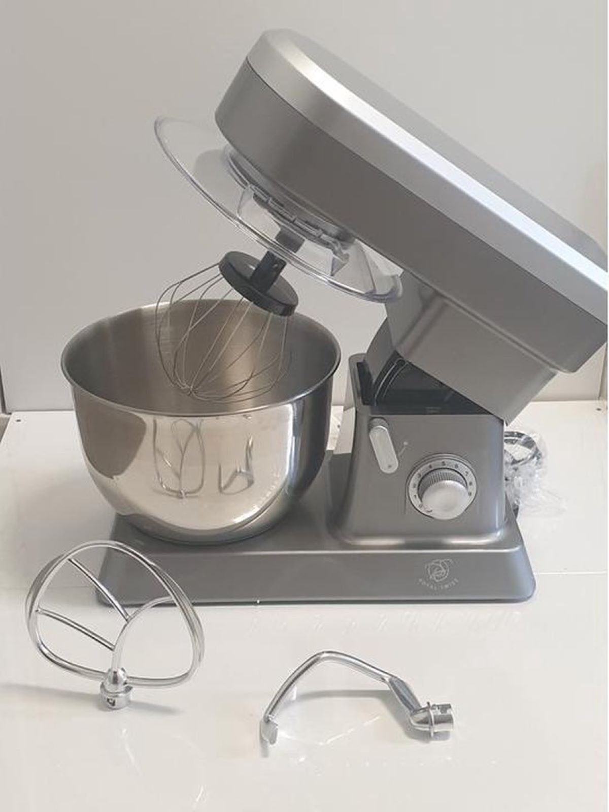 Swiss Küchenmaschine 6,3 Küchenmaschine- Royal Küchenmaschine, Silber 10-stufige Liter Swiss Royal