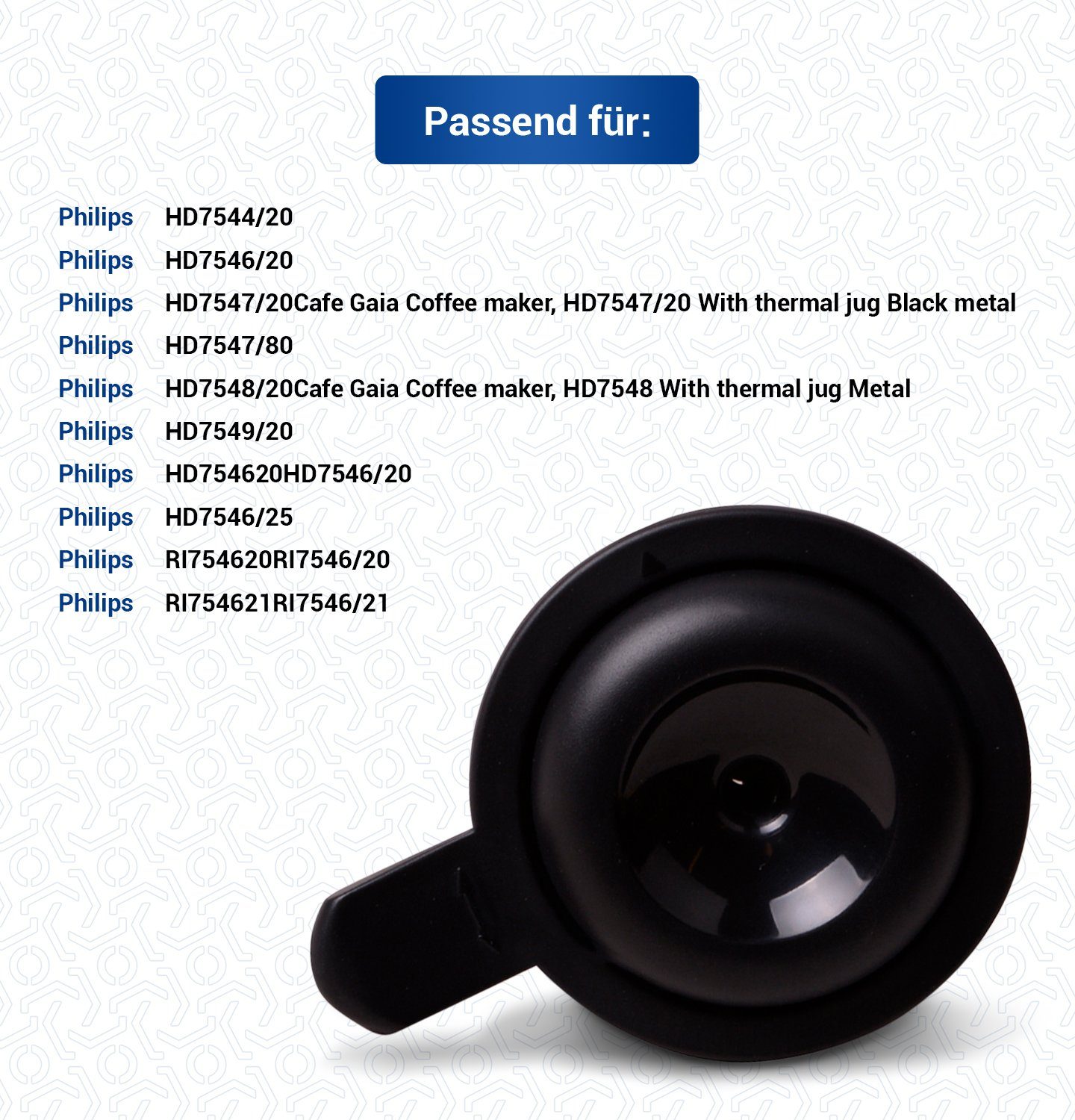 Philips Deckel Kannendeckel Philips CRP433 für Thermoskanne