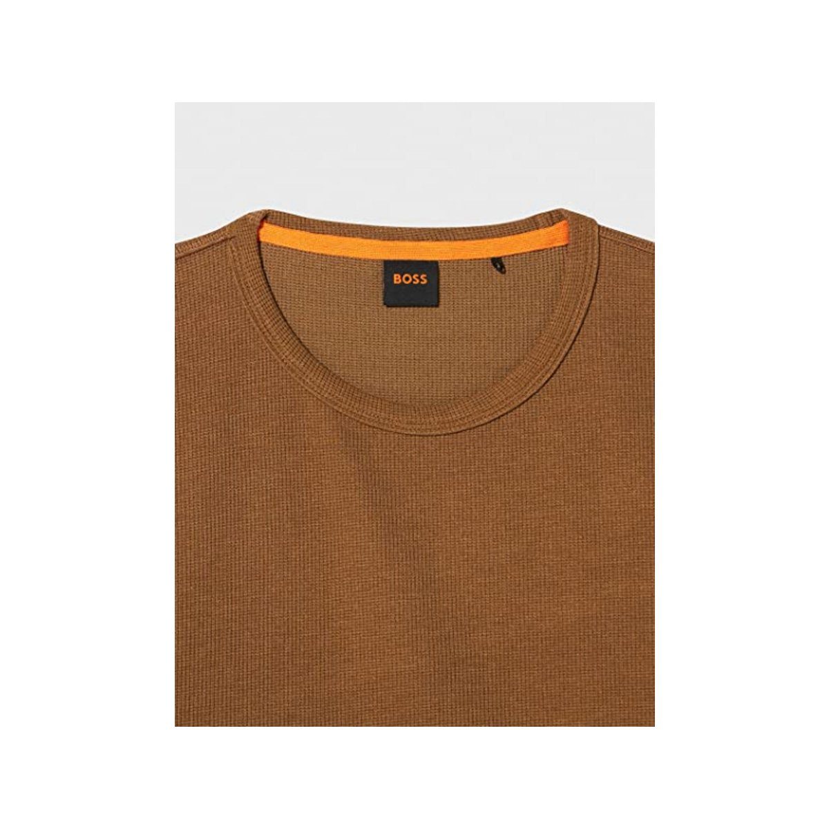 T-Shirt textil (1-tlg) passform BOSS beige