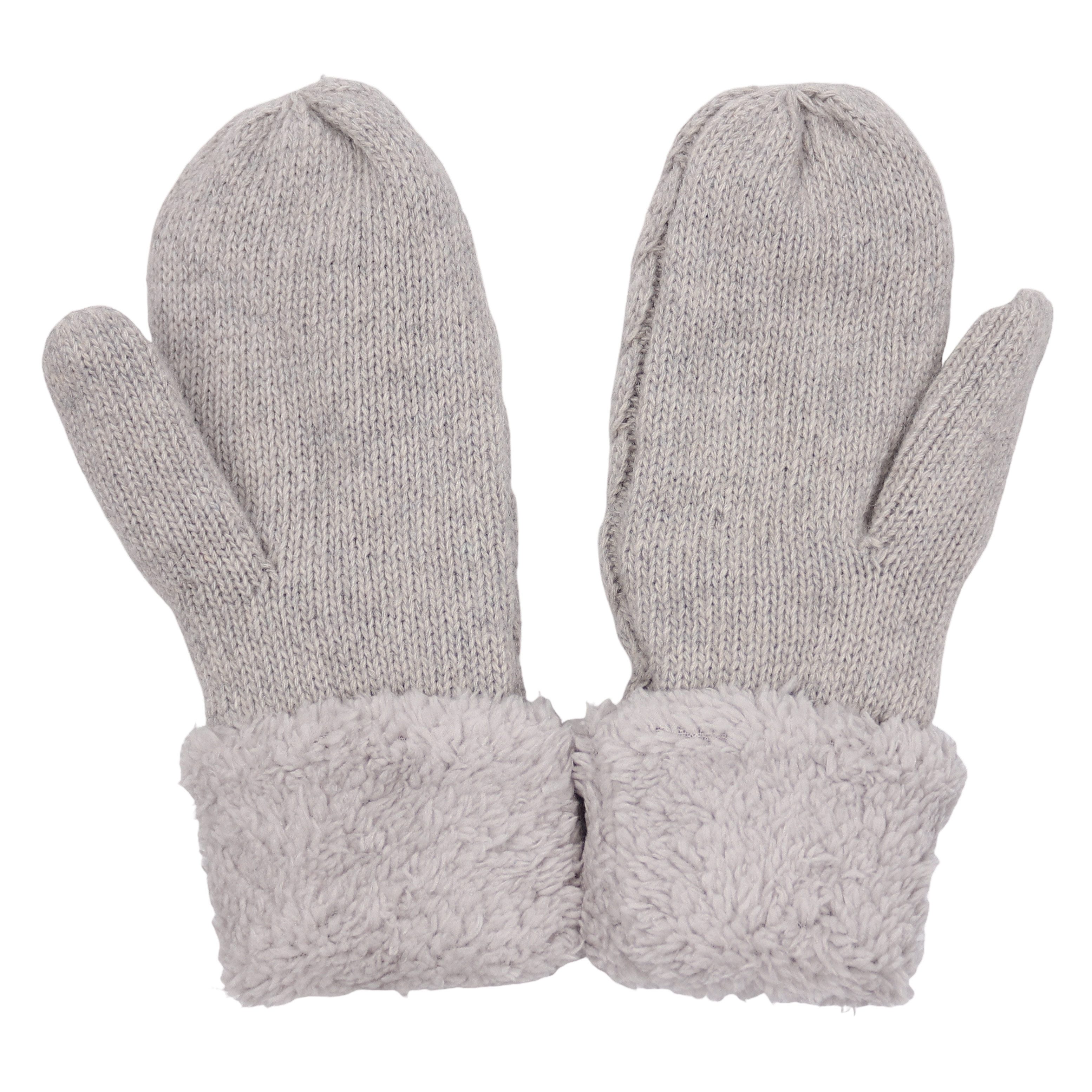 MIRROSI Strickhandschuhe Damen Handschuhe Fausthandschuhe warm durch gefütt günstig online kaufen