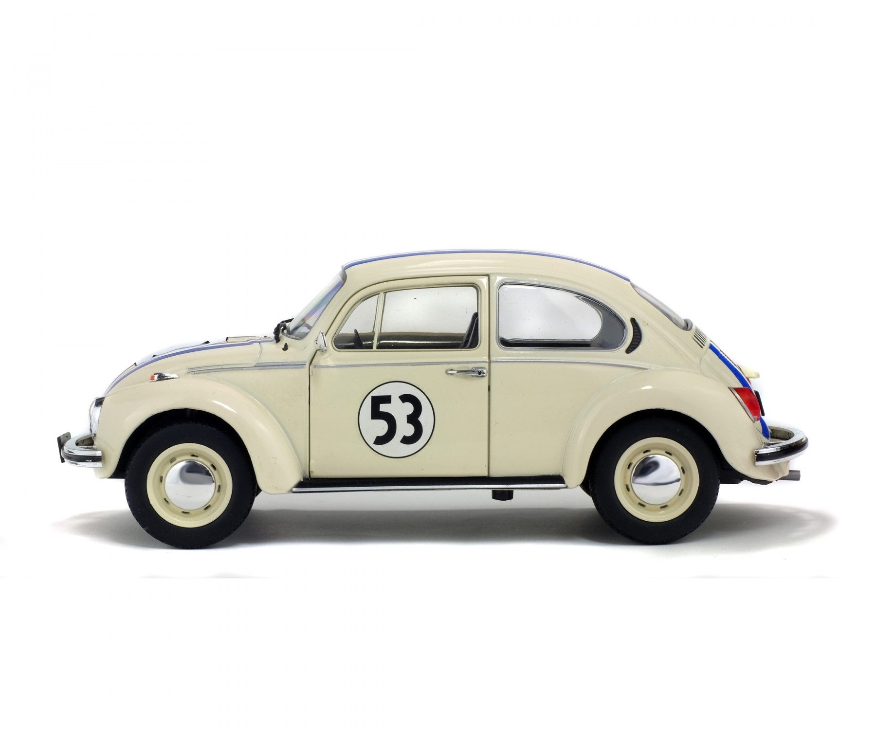 Solido Modellauto VW Käfer 1303 Racer Nr 53, Maßstab 1:18