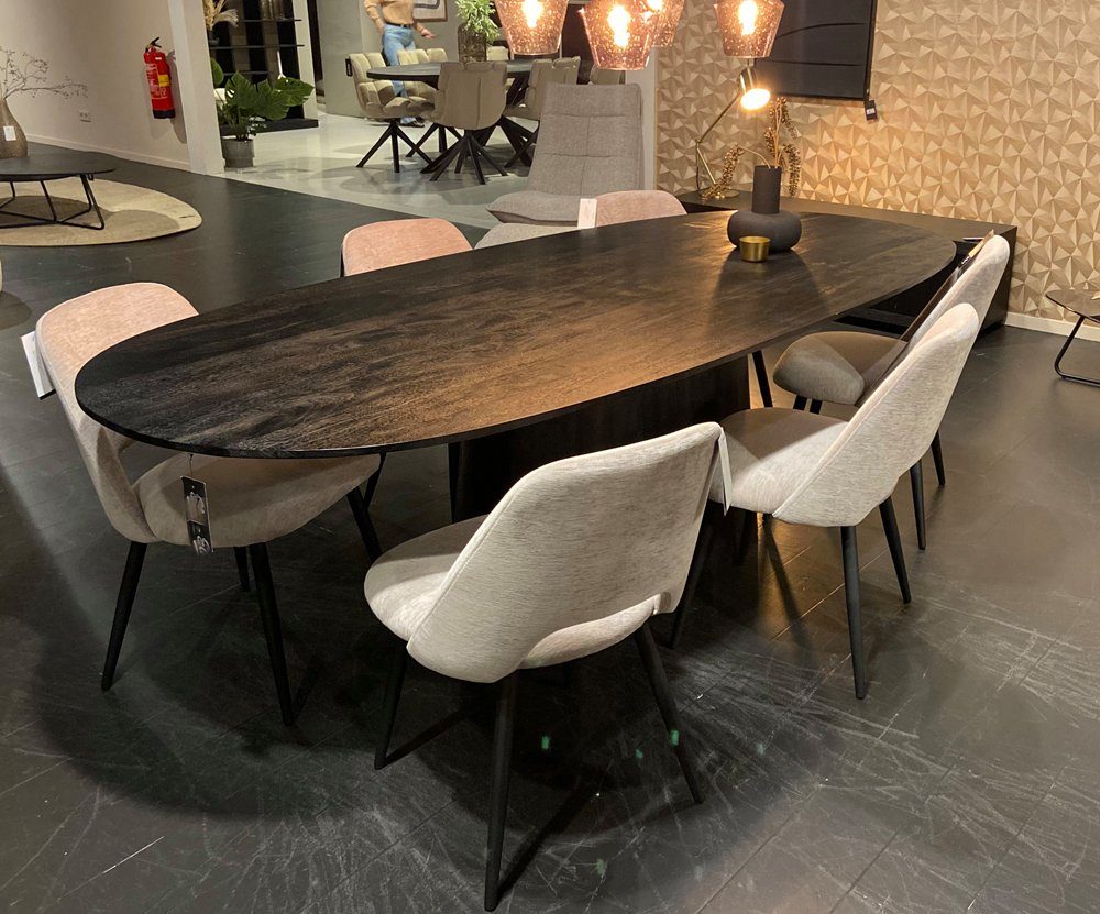 Maison ESTO Esstisch oval Mango massiv günstig online kaufen