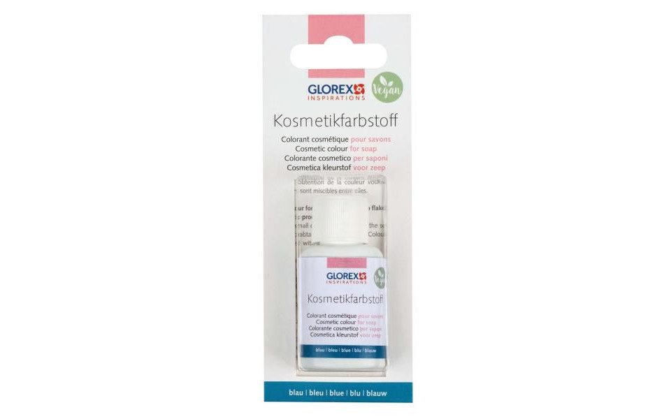 Glorex Bastelnaturmaterial Glorex Seifen-Kosmetik-Farbstoff blau 20 ml