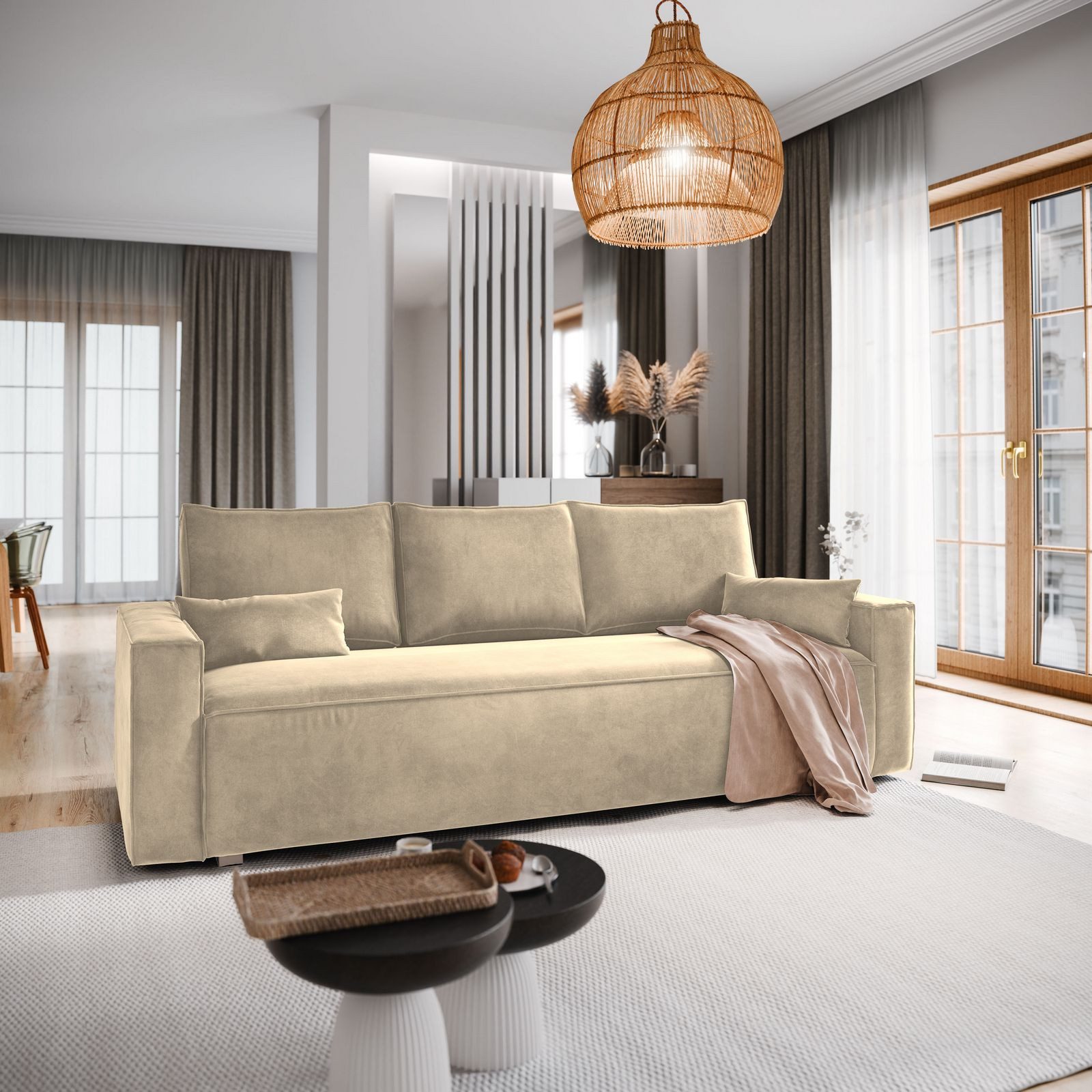Masseno Sofa ALATRI mit Schlaffunktion, Schlafsofa, günstig online kaufen