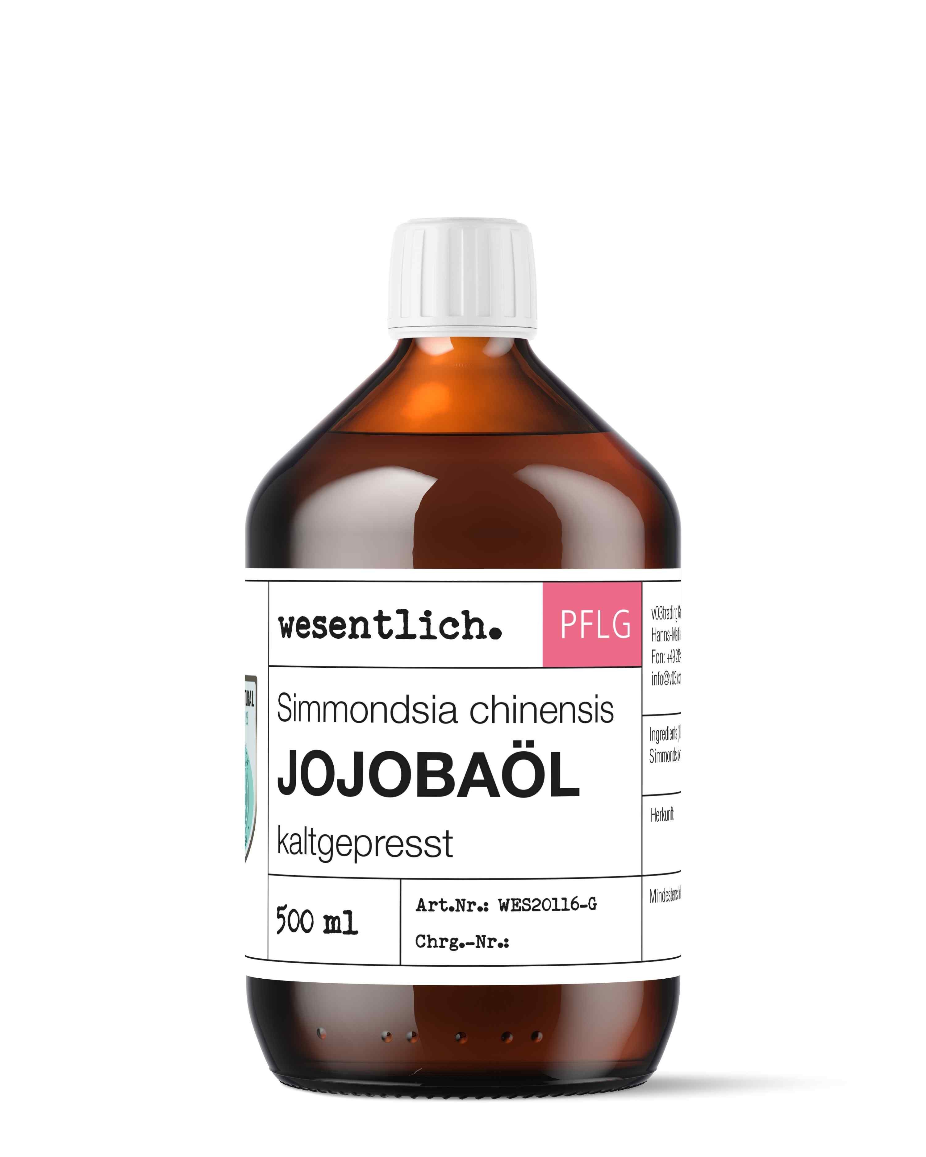 wesentlich. Körperöl Jojobaöl kaltgepresst 500ml