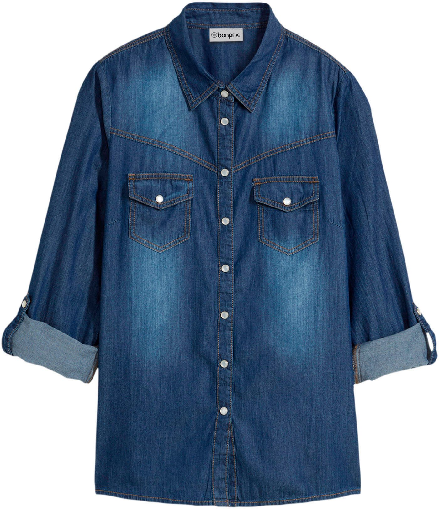 Jeansbluse