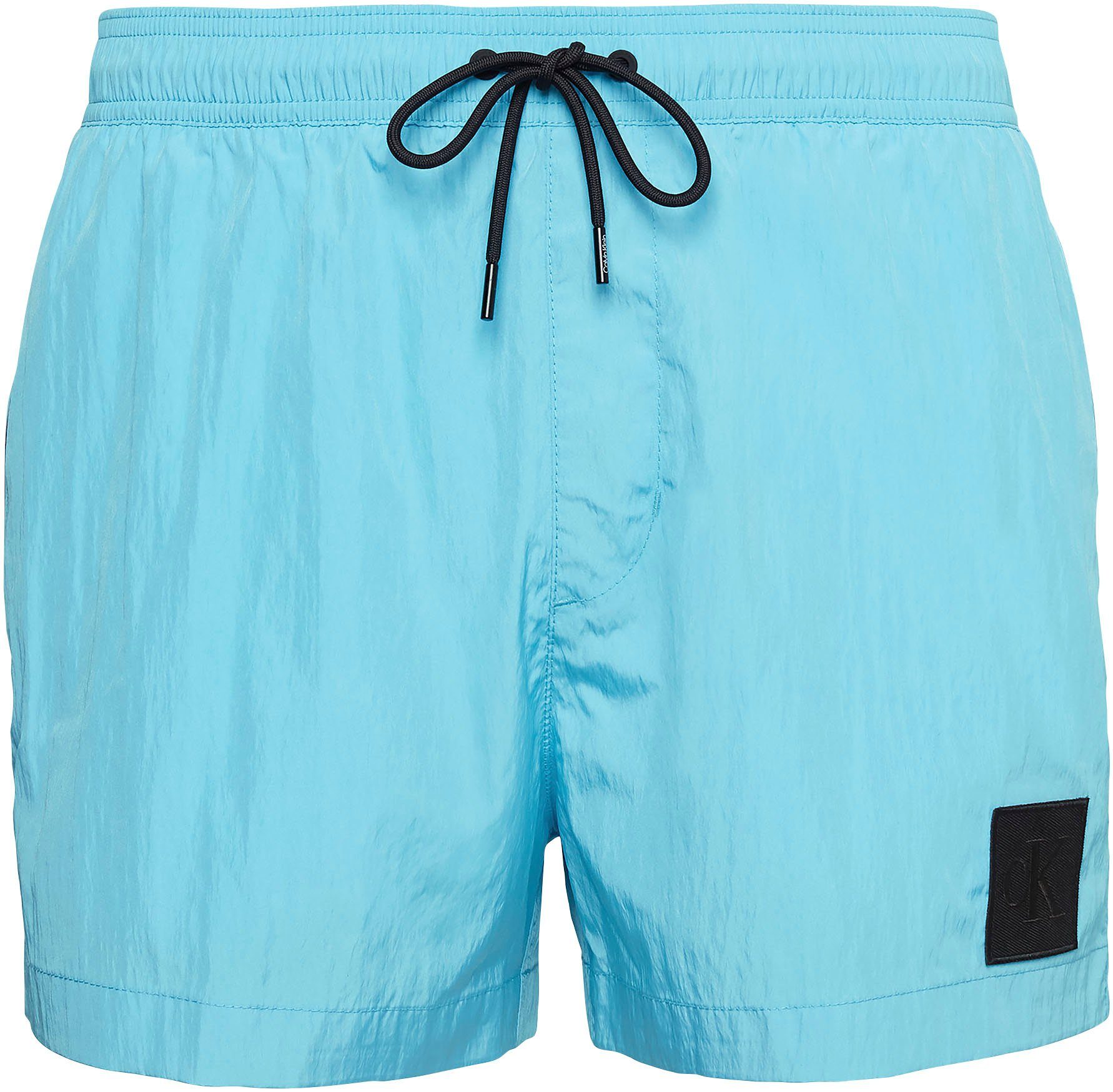 Calvin Klein Swimwear Badehose mit Kordel schwarz