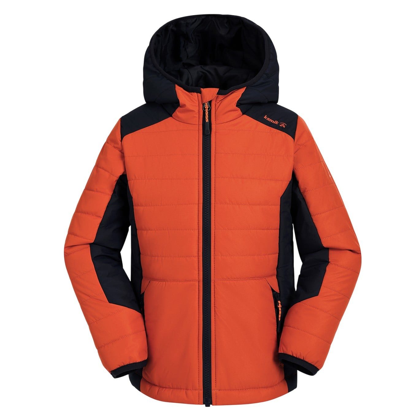 Kamik Allwetterjacke Steppjacke Nell (Ganzjahresjacke, winddicht, reflektierend) rot Jungen