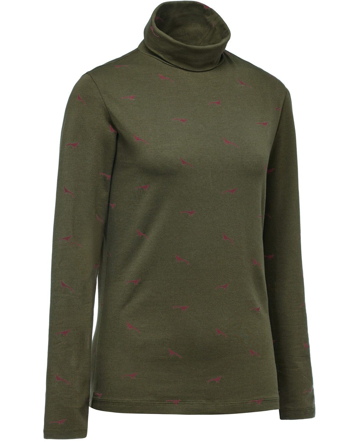 Parforce Tradition Langarmshirt Damen Rollkragenshirt Fasan