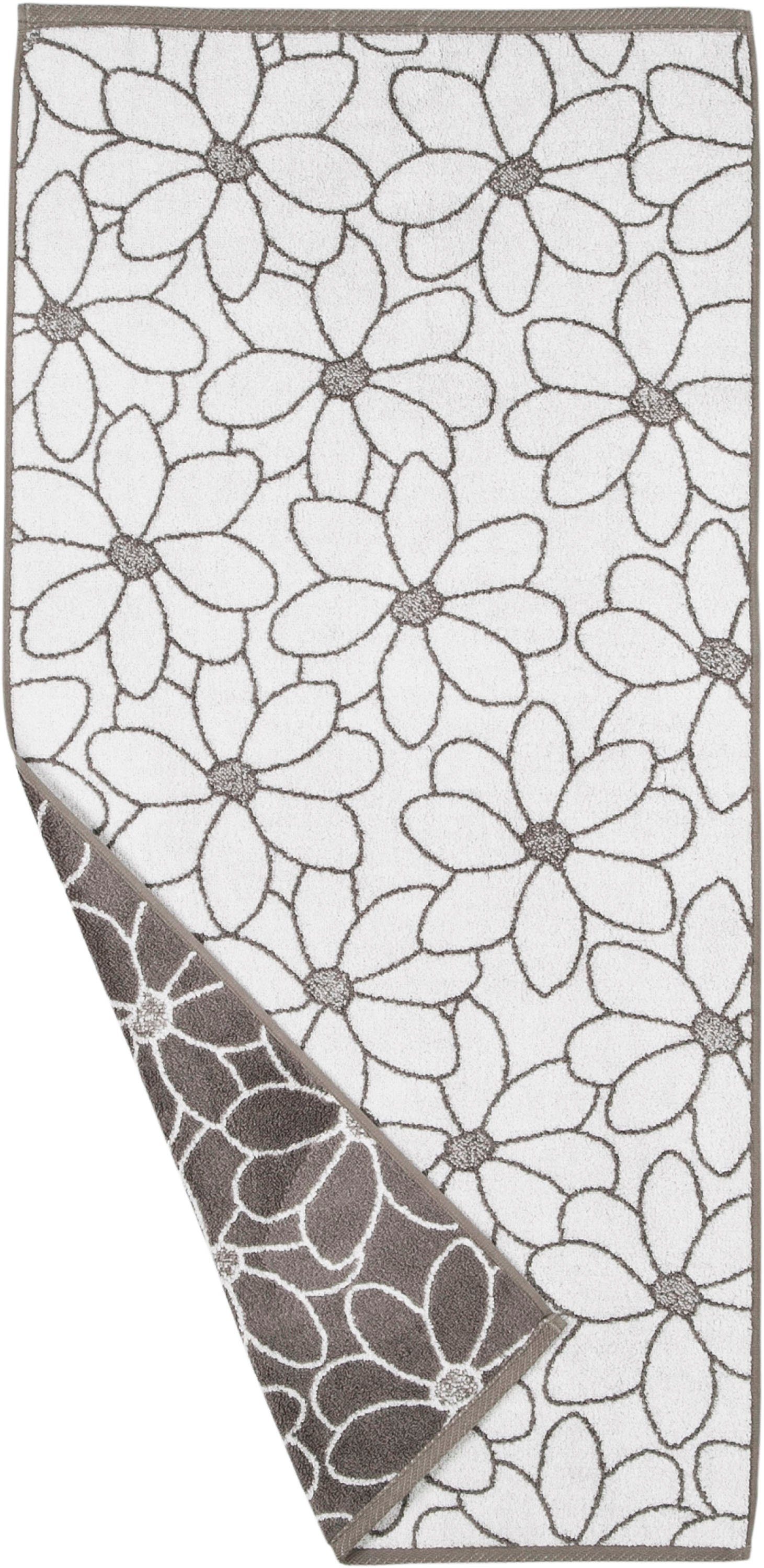 ROSS Badetuch Blütenfond, Frottier (1-St), aus Mako-Baumwolle feinster
