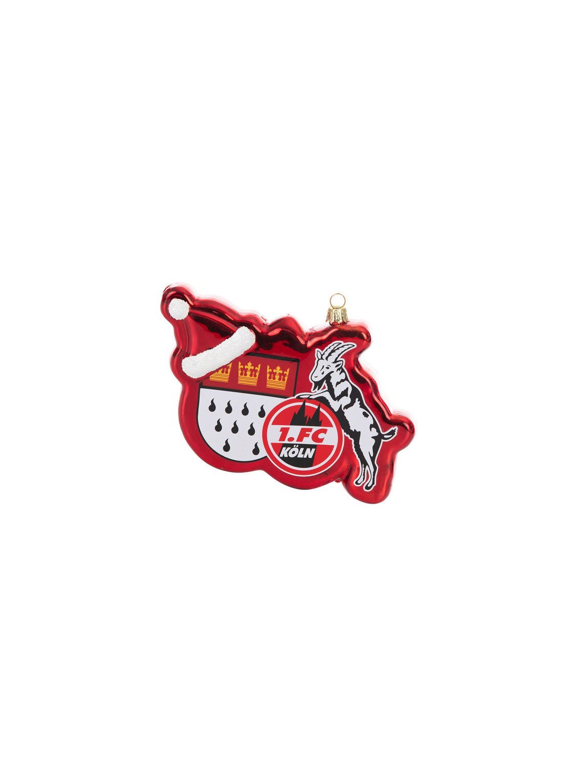 VertriebsArena GmbH Christbaumschmuck 1. FC Köln Weihnachtsanhänger Logo + Wappen