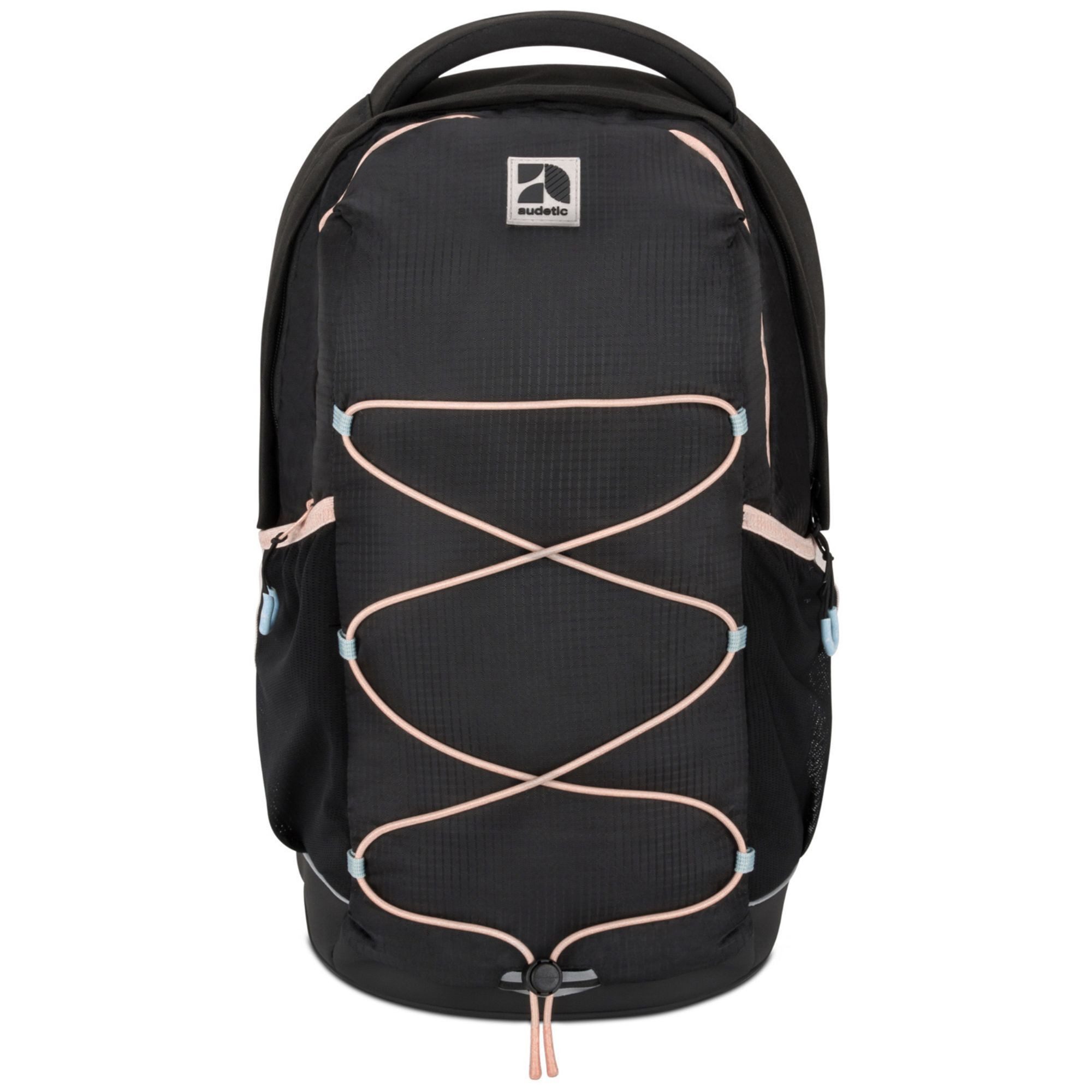 audetic Schulrucksack Aero 2.0 Schulrucksack mit vielen Fächern (1-tlg), Ergonomische Polsterung, reflektieren & wasserabweisend
