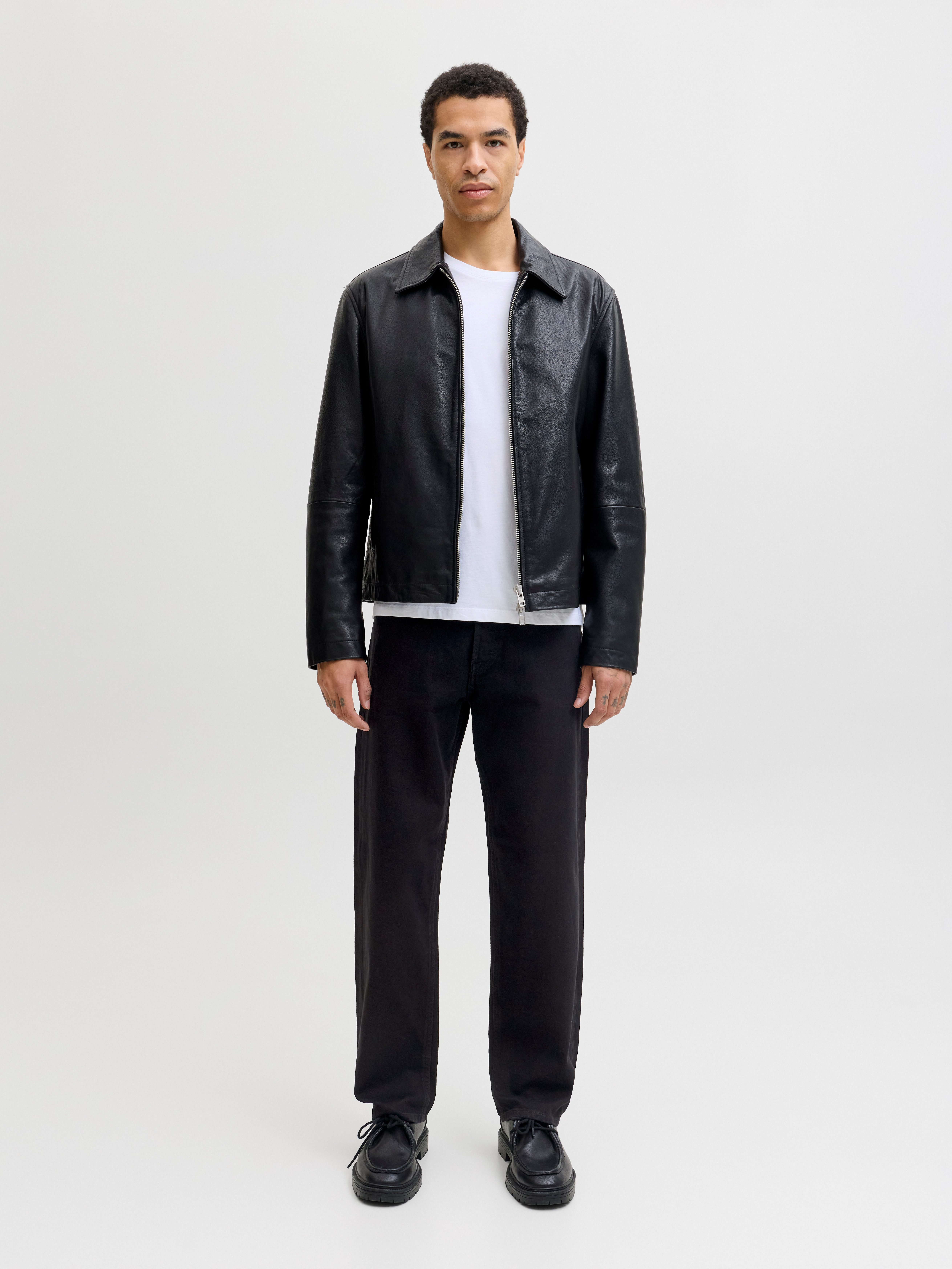 Jack & Jones Relax-fit-Jeans JJIEDDIE mit hoher Taille und lockerer Passform Baumwolle, relaxed fit – Bild 4 von 5