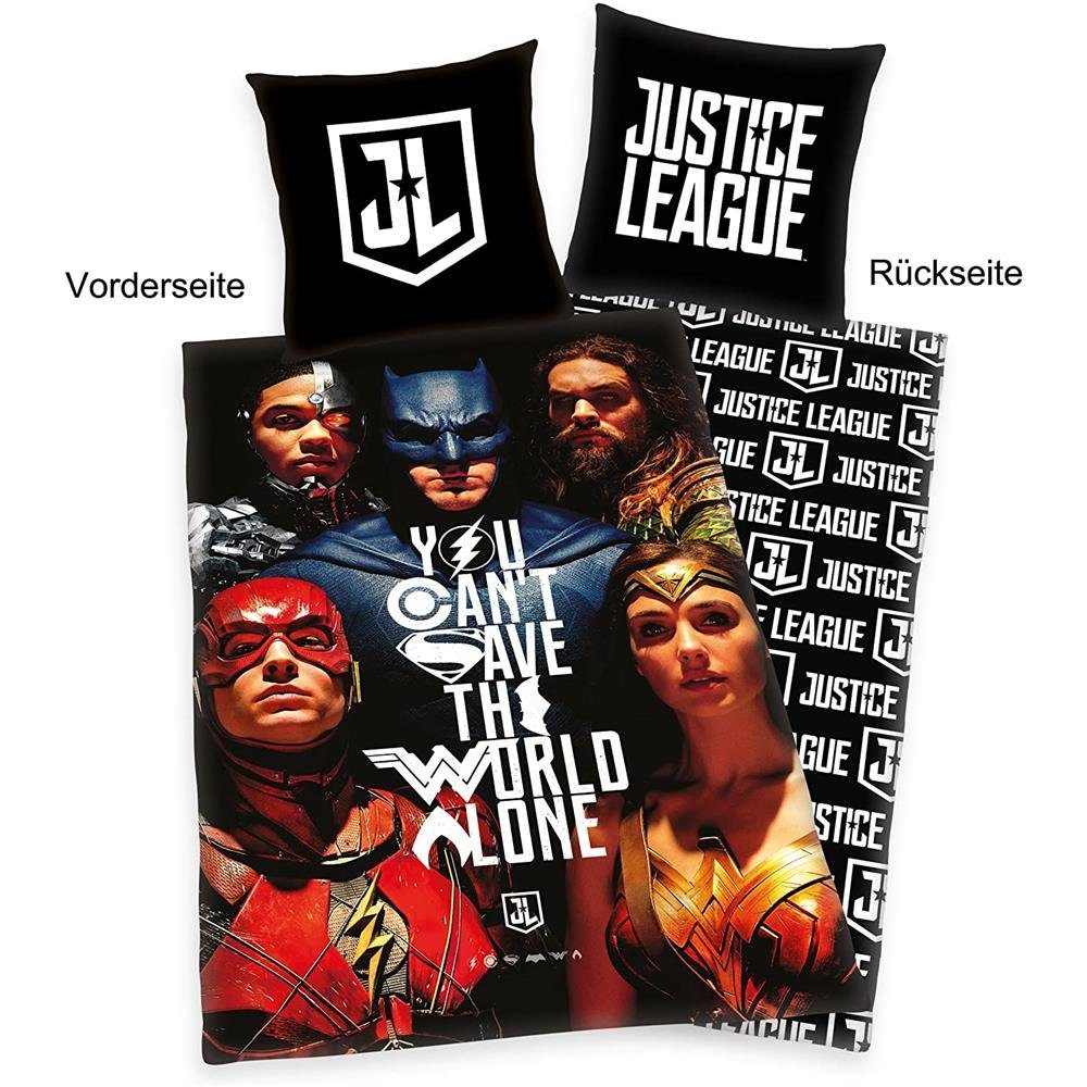 Herding Bettwäsche Justice League, 80x80+135x200 cm günstig online kaufen