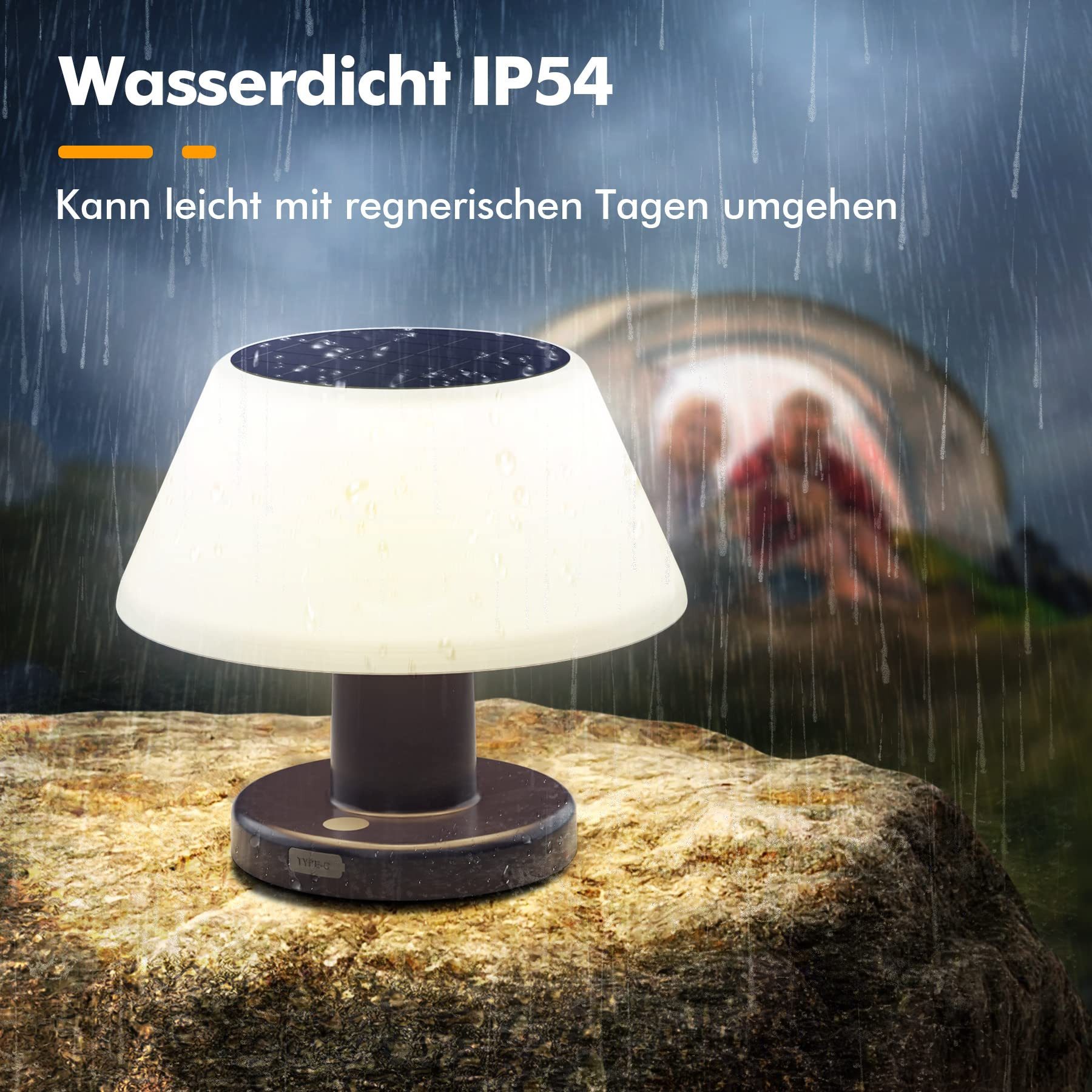 BlingBin LED Außen-Tischleuchte Solar Tischlampe solarladung günstig online kaufen