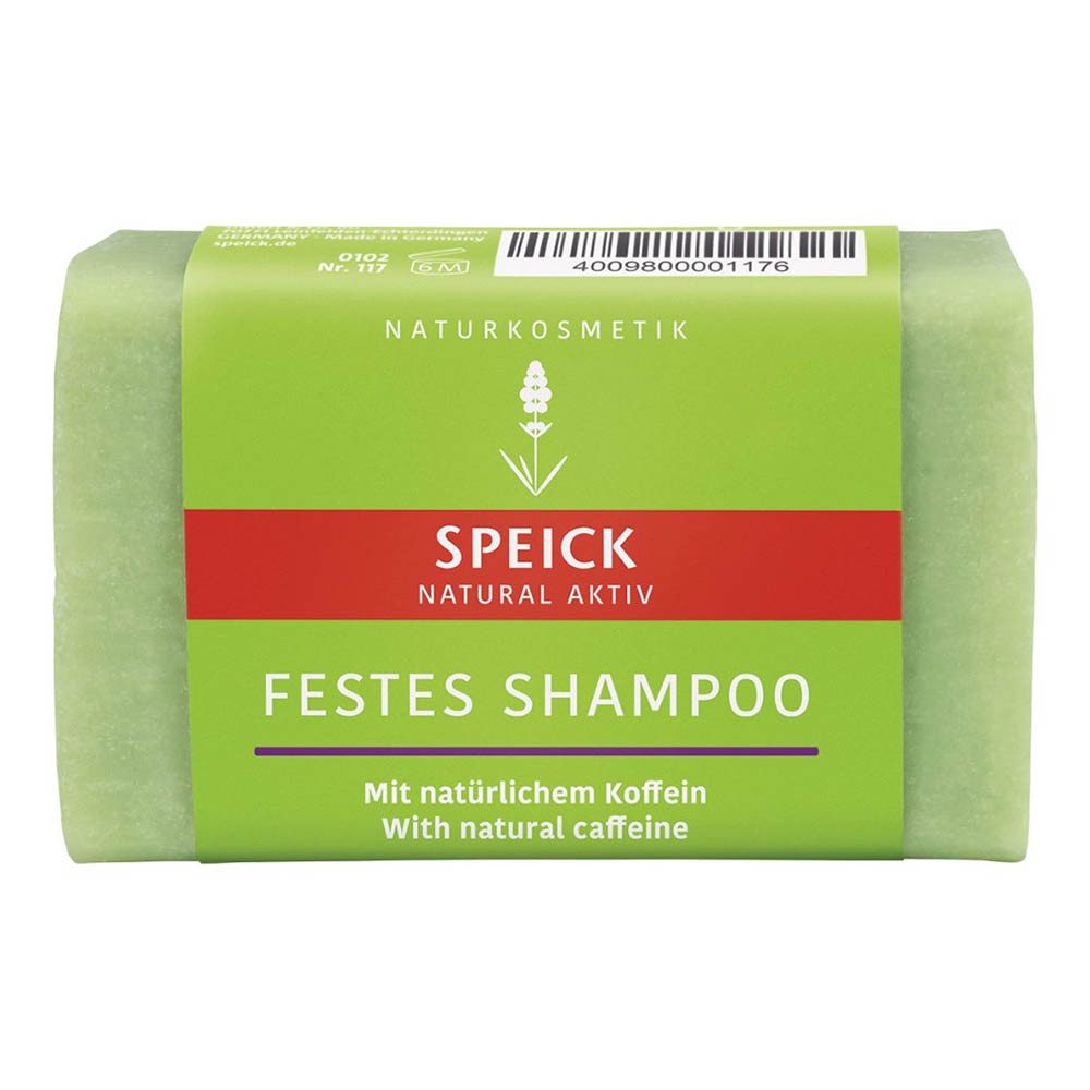 Festes Haarshampoo Natural Aktiv - Festes Shampoo natürliches Koffein 60g