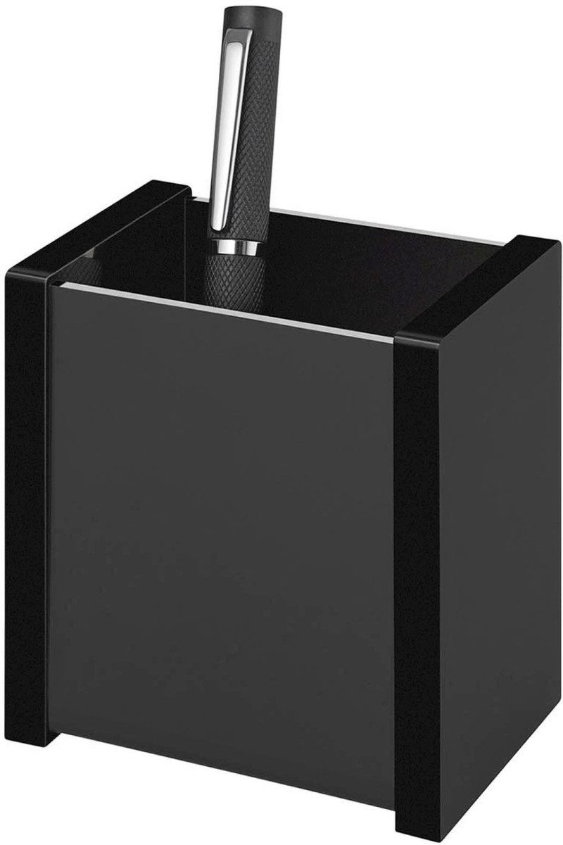 Tischaufsatz Stifteköcher Black Office Acryl schwarz