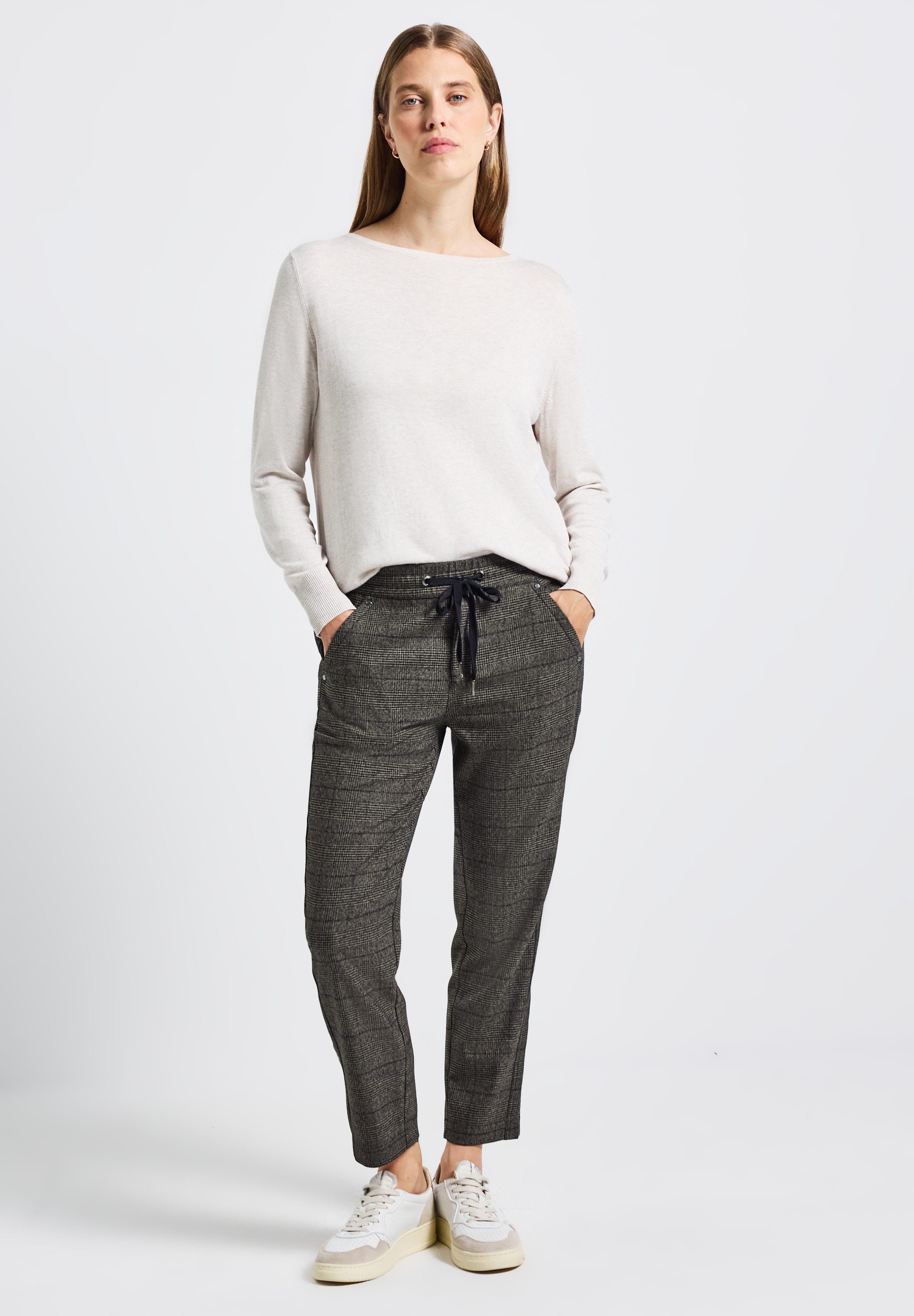 STREET ONE Stoffhose Middle Waist