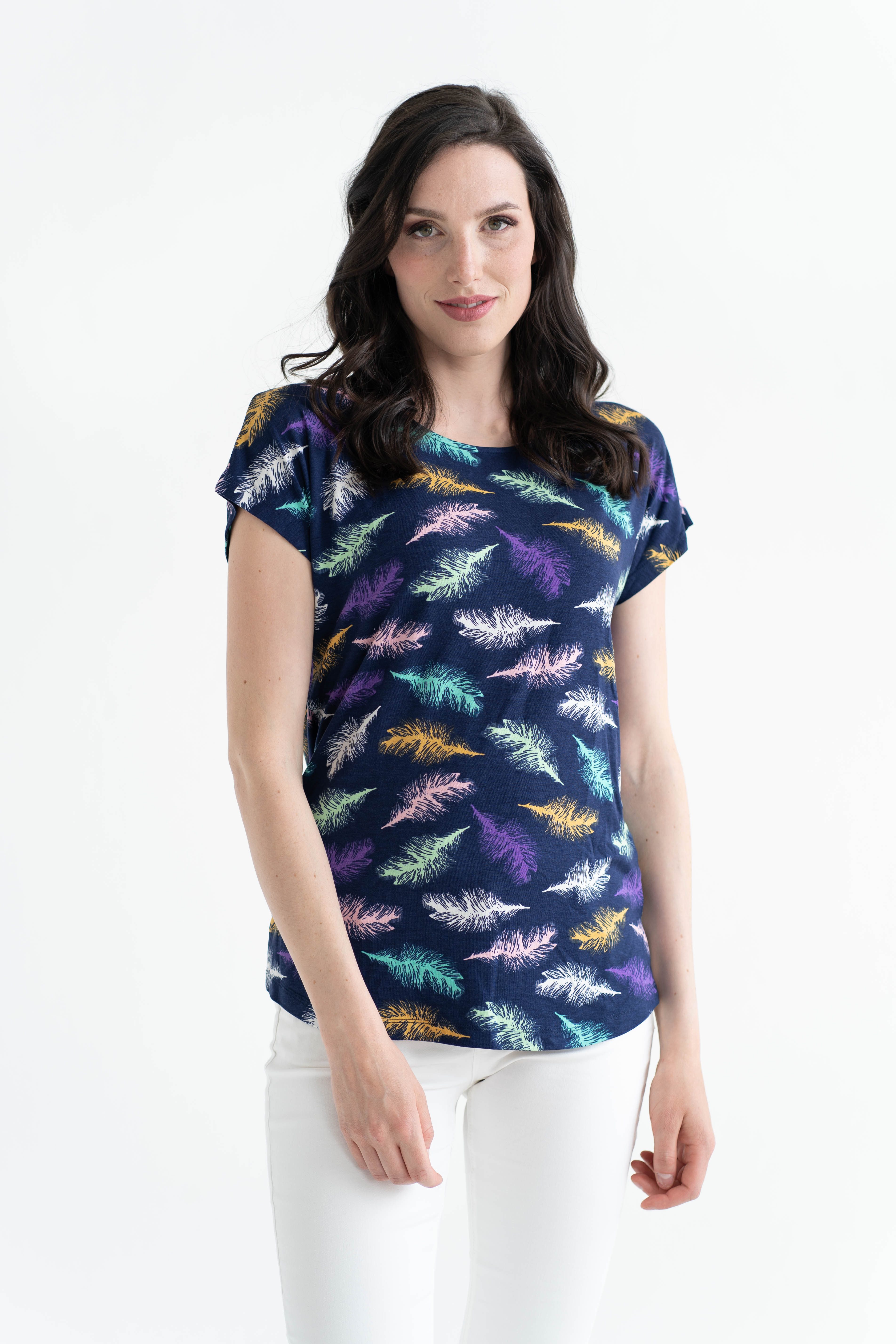 einfach Schön T-Shirt Constanze Rundhalsausschnitt